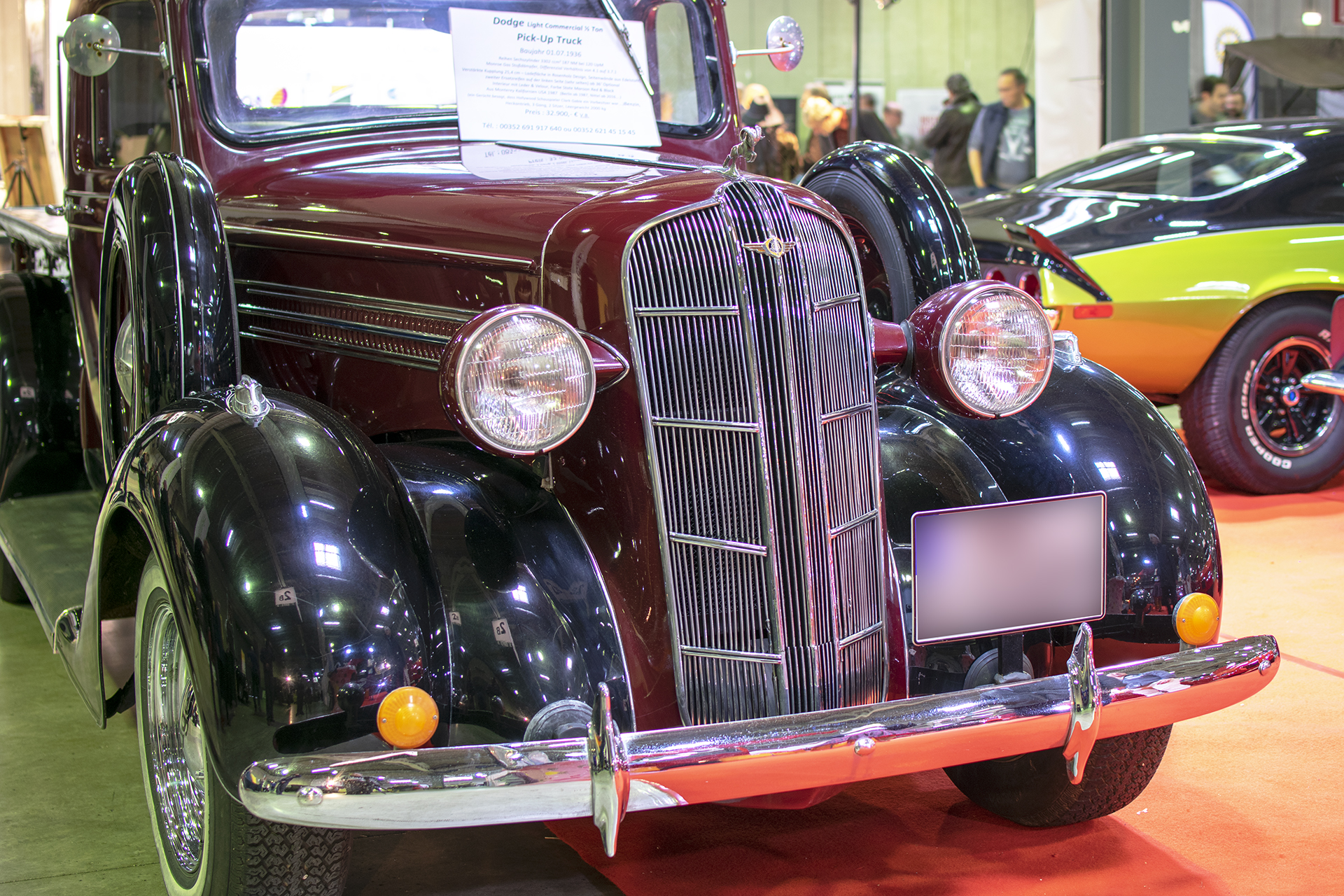 Dodge model LC 1936 grille - LOF, Autotojumble, Luxembourg, 2020