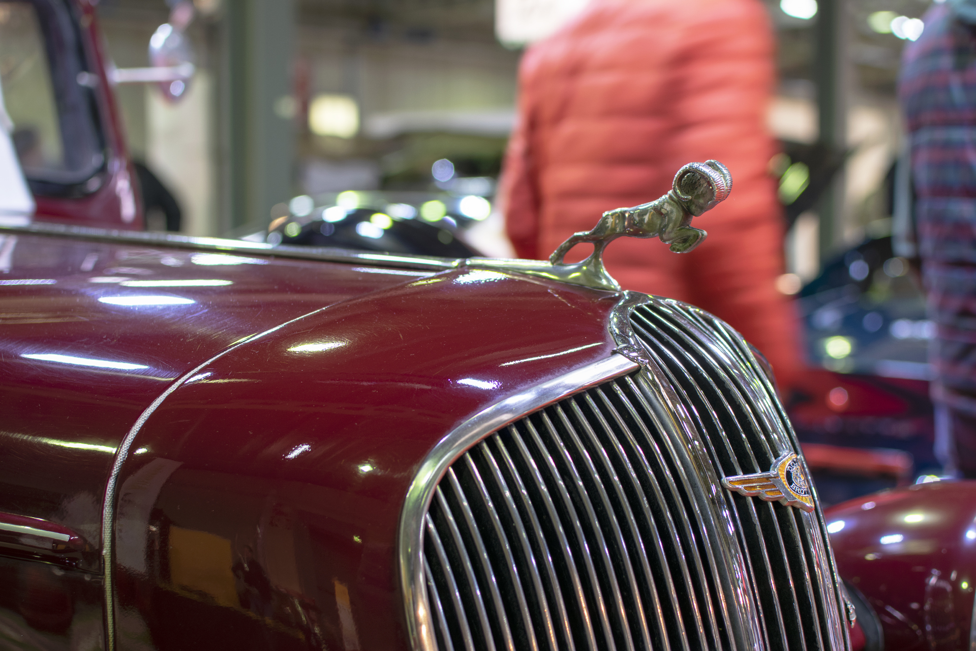 Dodge model LC 1936 emblem  - LOF, Autotojumble, Luxembourg, 2020