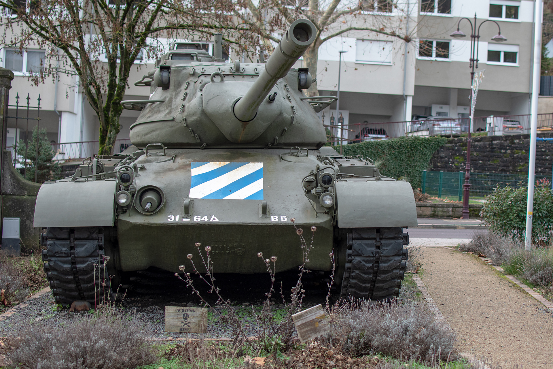 DTA M47 Patton avant  - Musée National d'Histoire Militaire, Diekirch