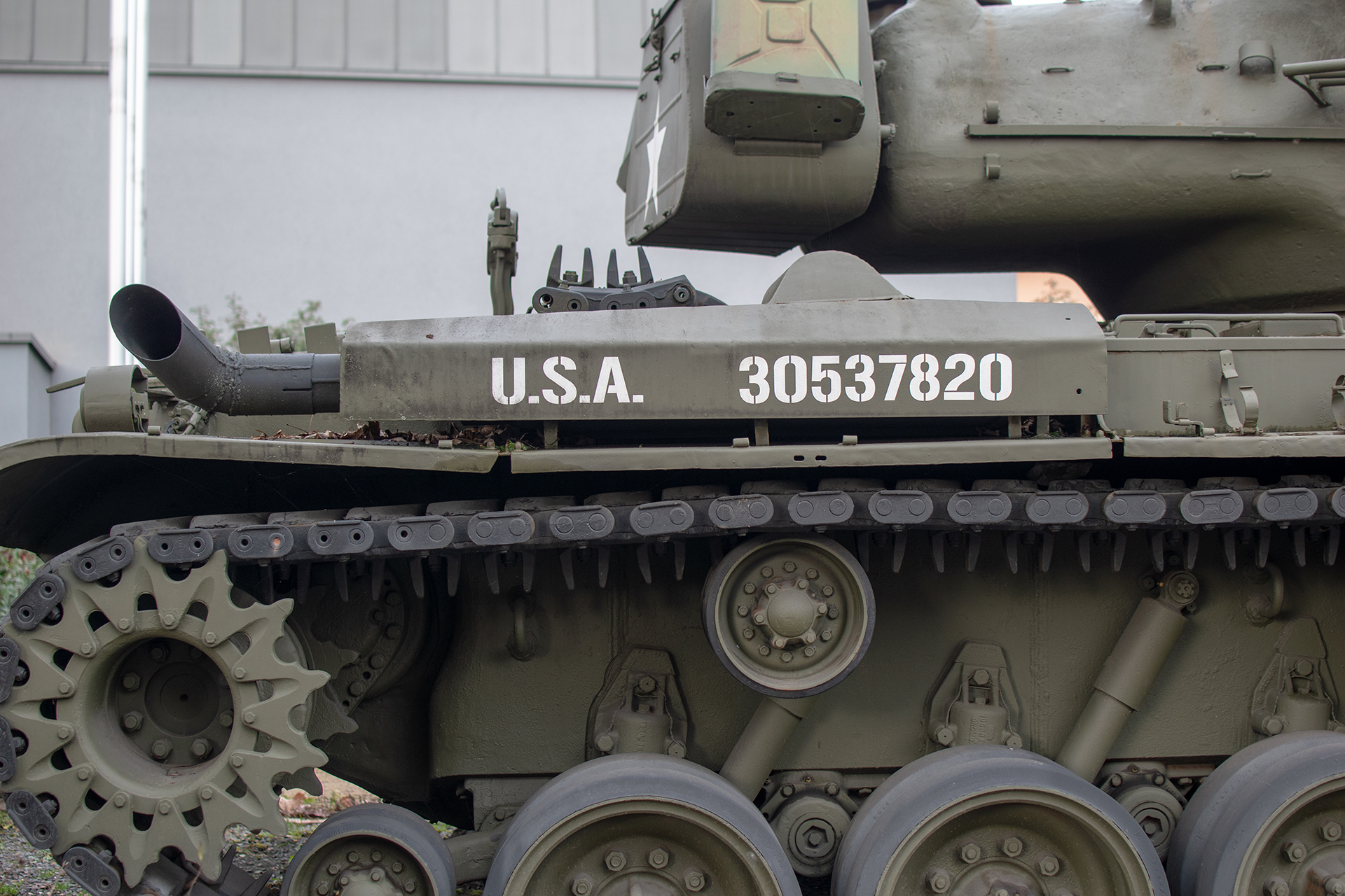 DTA M47 Patton côté - Musée National d'Histoire Militaire, Diekirch