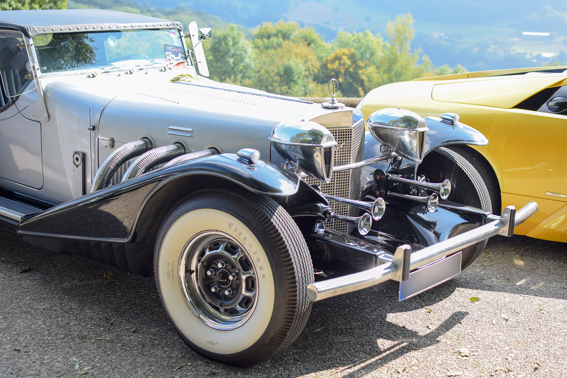 Excalibur serie iI 1974 grille - Automania 2017, Manderen, Château de Malbrouck