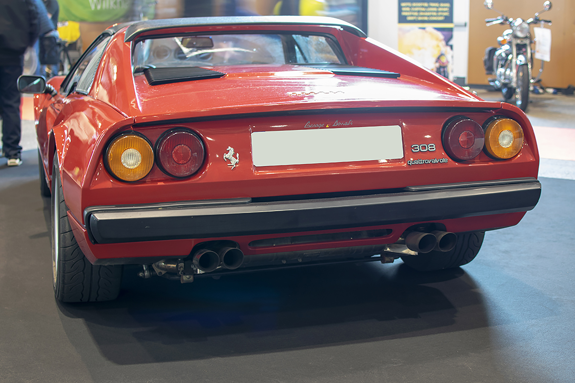 Ferrari 308 GTS quatrovalvole arrière - Salon ,Auto-Moto Classic, Metz, 2019