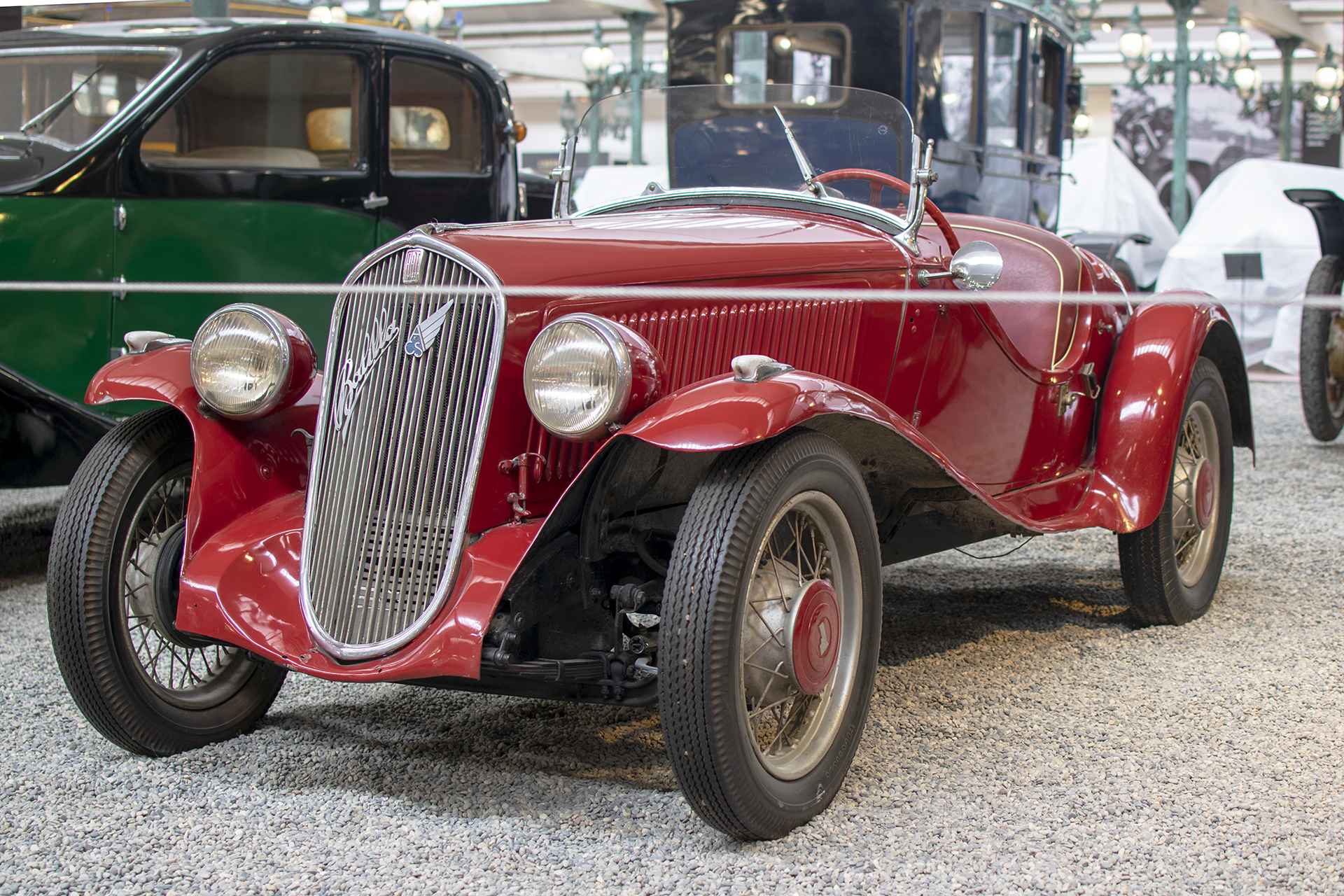 Fiat 508 S roadster 1936 - Cité de l'automobile, Collection Schlumpf, Mulhouse, 2020