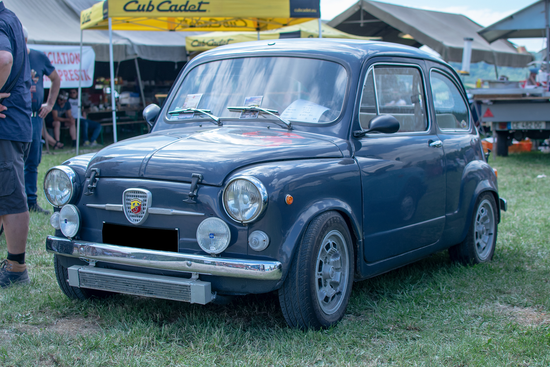 Fiat 850 Abarth 1966 - Rétro Meus'Auto ,2022, Heudicourt, Lac de la Madine