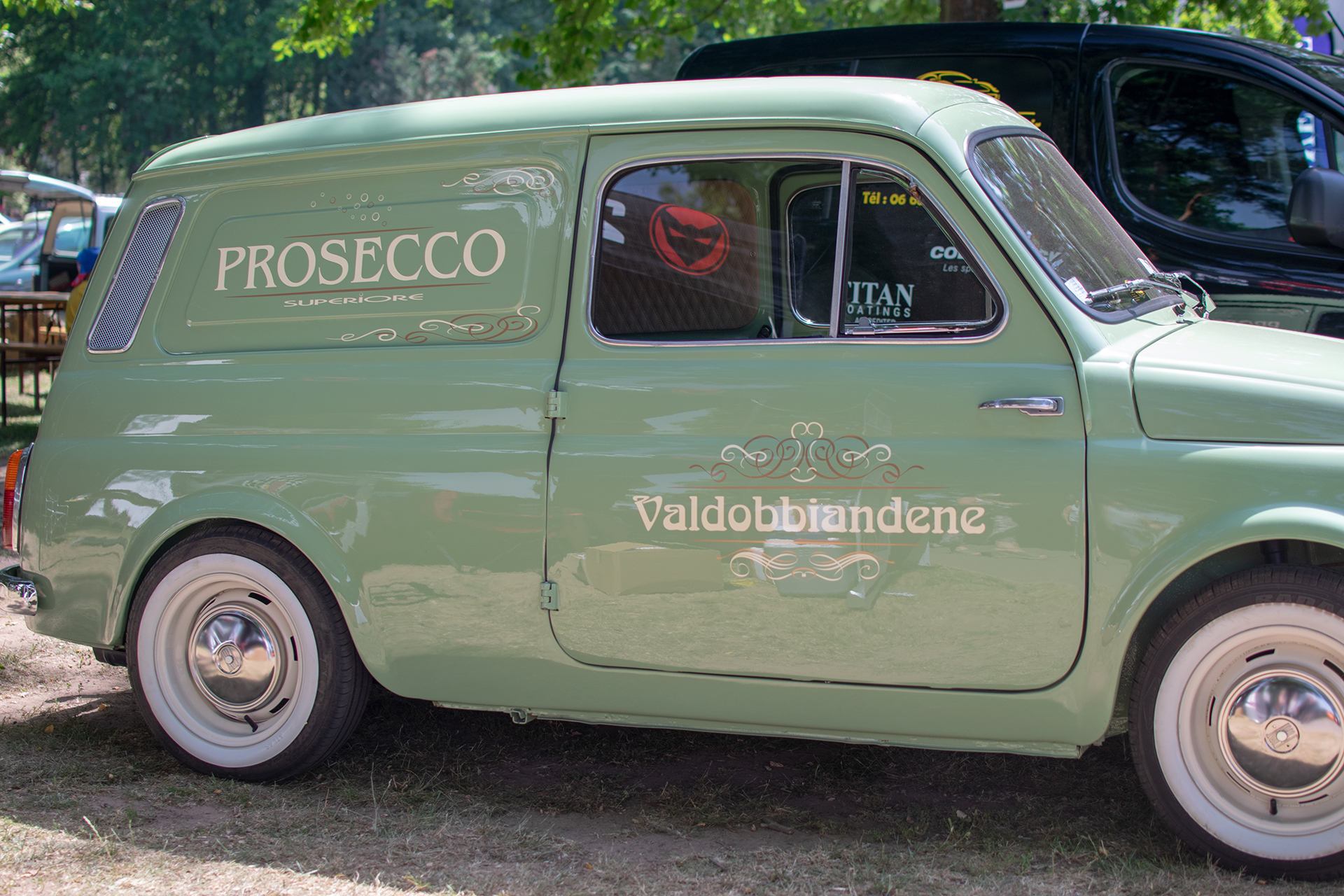 Fiat Nuova 500 Giardiniera côté - Automania 2022 , Lac de Creutzwald