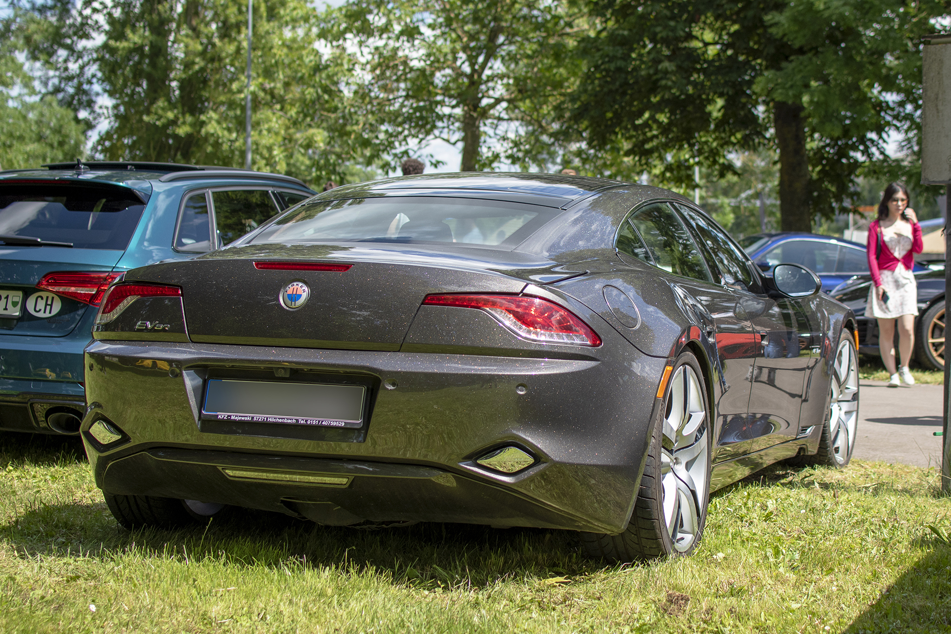 Fisker Karma arrière - DreamCars Festival, 2024,Schwebsange ,Port Fisker Karma arrière - DreamCars Festival, 2024,Schwebsange ,Port
