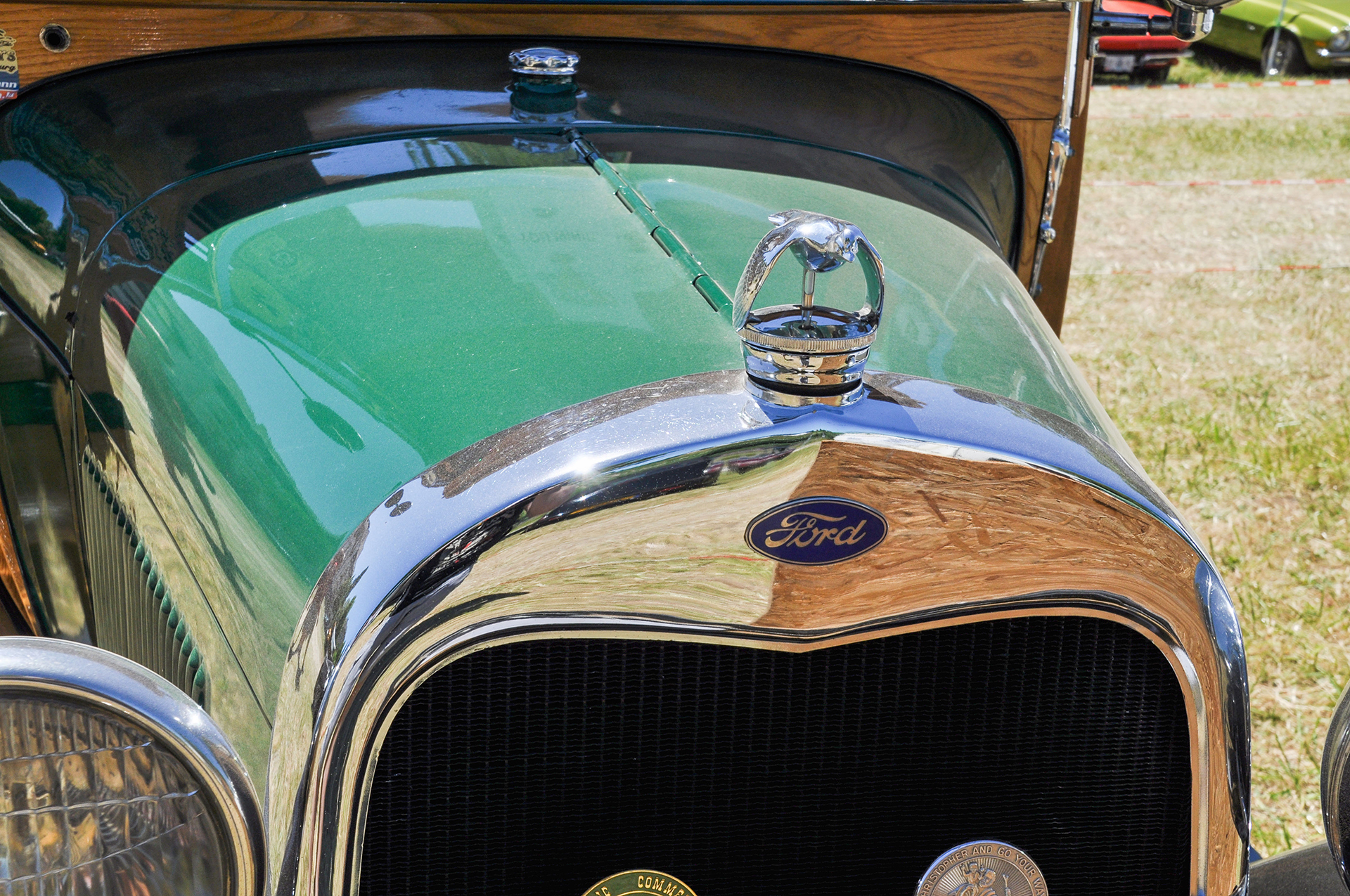 Ford modèle AA 1928 logo - American Roadrunners 2018, Stadtbredimus