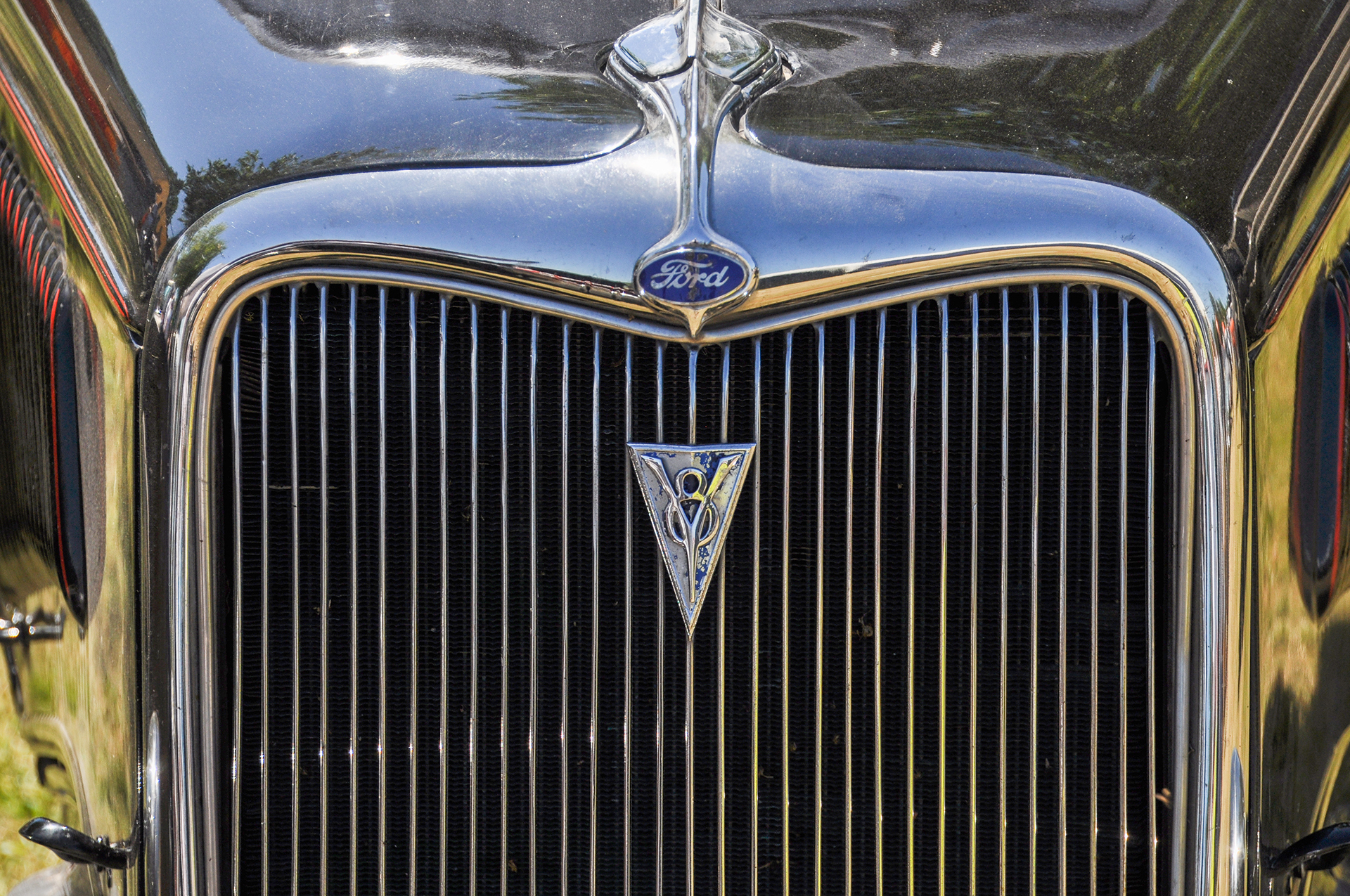 Ford modèle B-II logo - American Roadrunners 2018, Stadtbredimus