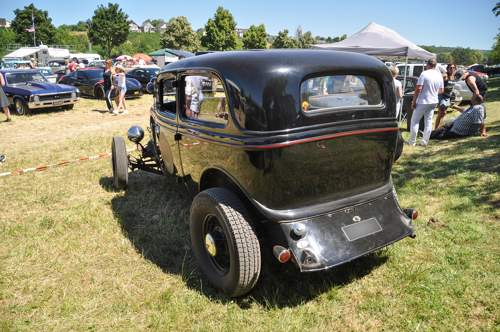 Ford modèle B-II arrière - American Roadrunners 2018, Stadtbredimus