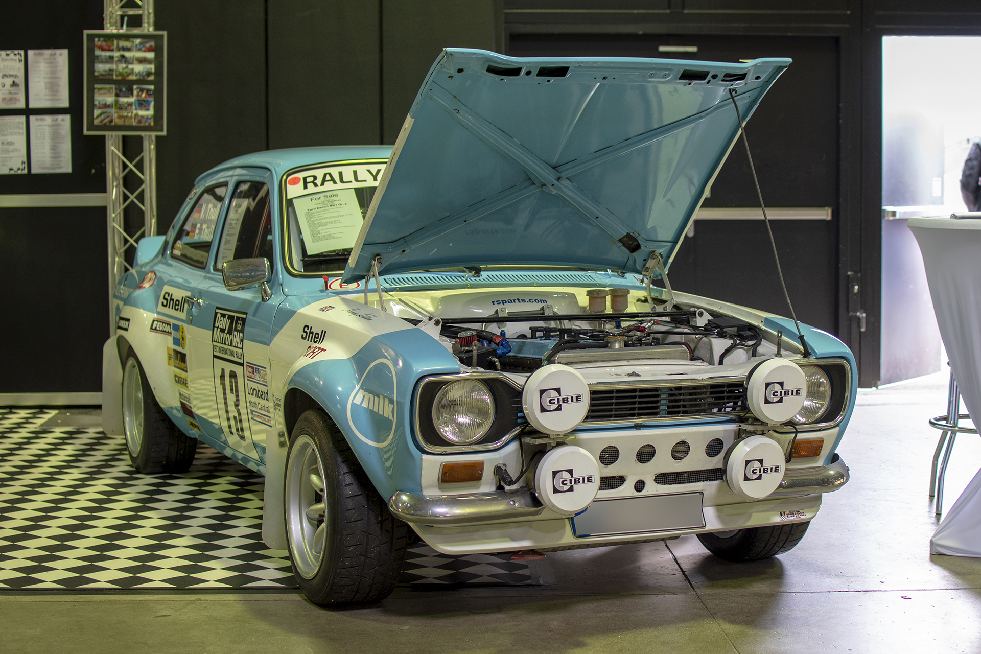 Ford Escort Mark I groupe 4 de compétition - Auto Jumble ,2024, Luxembourg, all thing classic