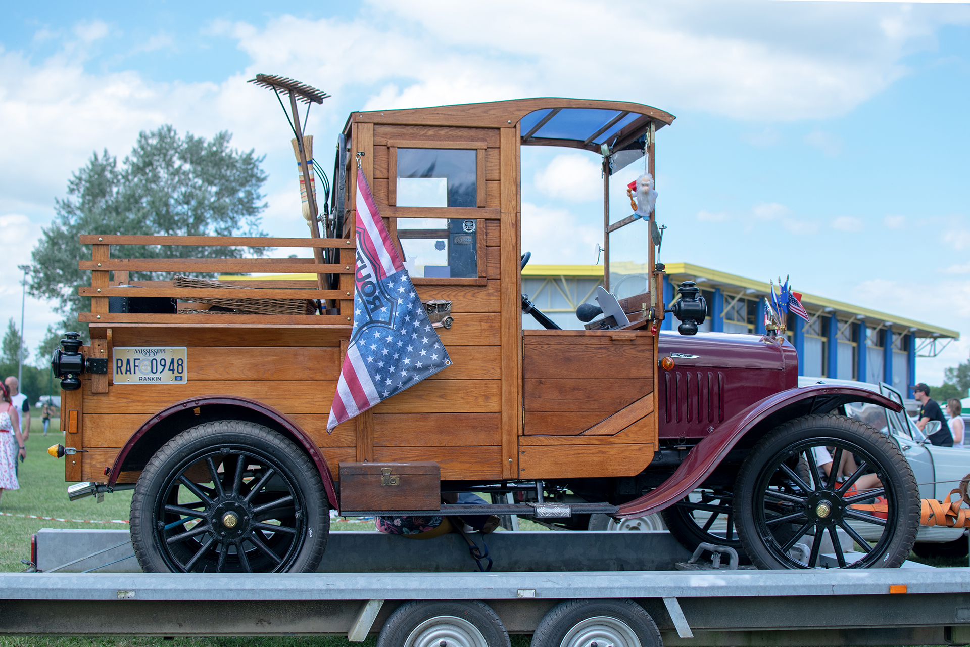 Ford modèle TT 1917 pick-up side - Retro Meus'Auto 2022, Heudicourt, Lac de la Madine