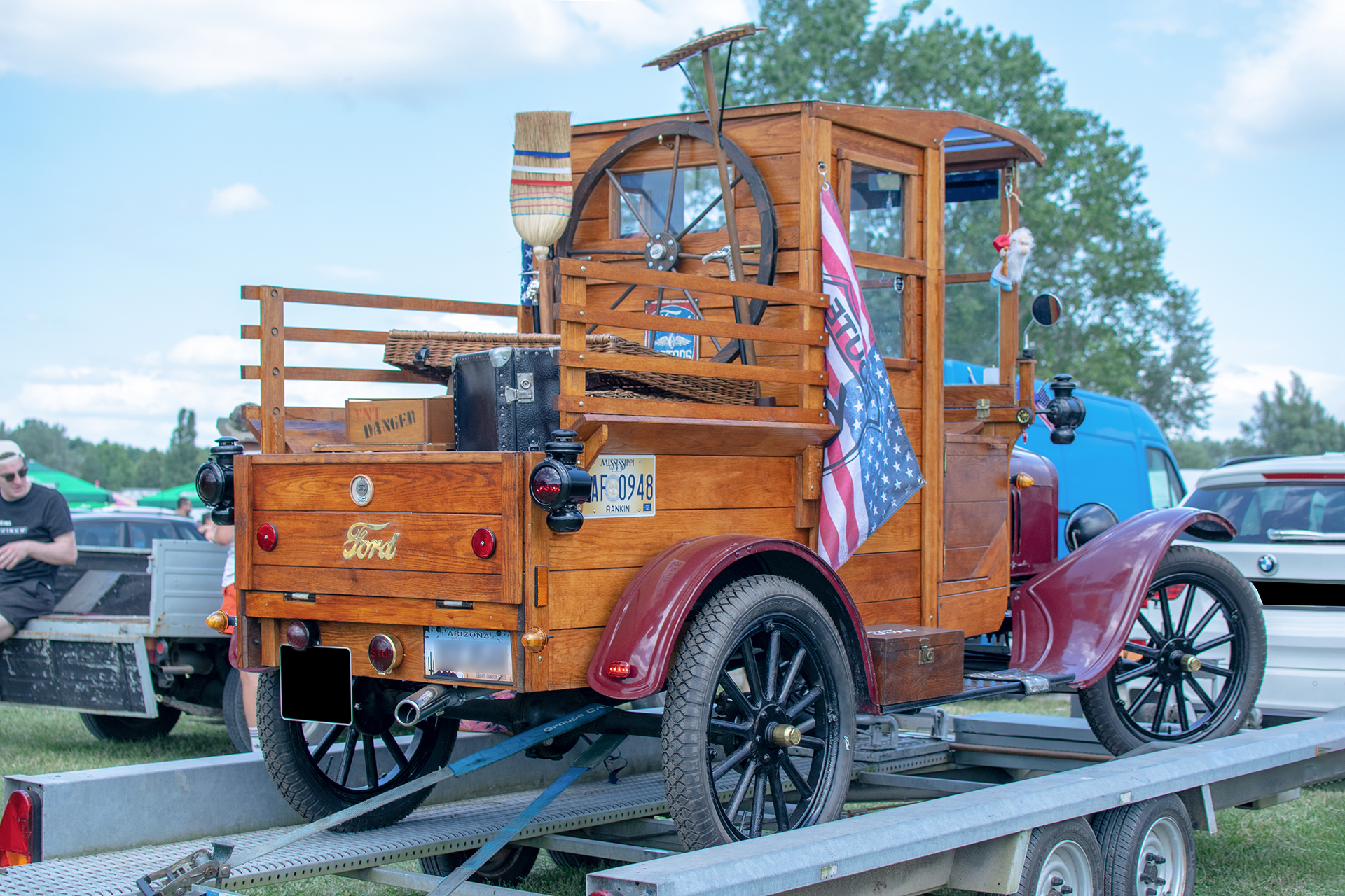 Ford modèle TT 1917 pick-up back - Retro Meus'Auto 2022, Heudicourt, Lac de la Madine