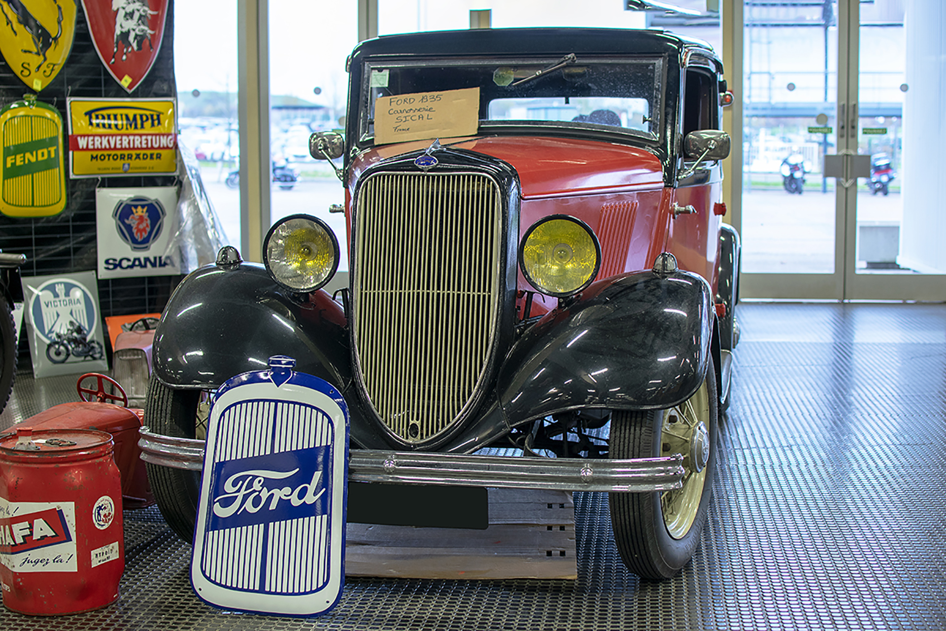 Ford modèle Y Sical 1935 avant - Salon ,Auto-Moto Classic, Metz, 2019