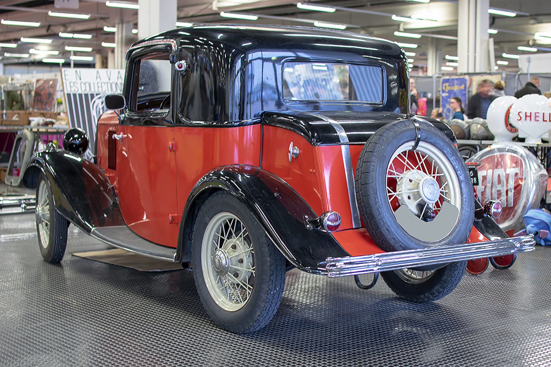 Ford modèle Y Sical 1935 arrière  - Salon ,Auto-Moto Classic, Metz, 2019
