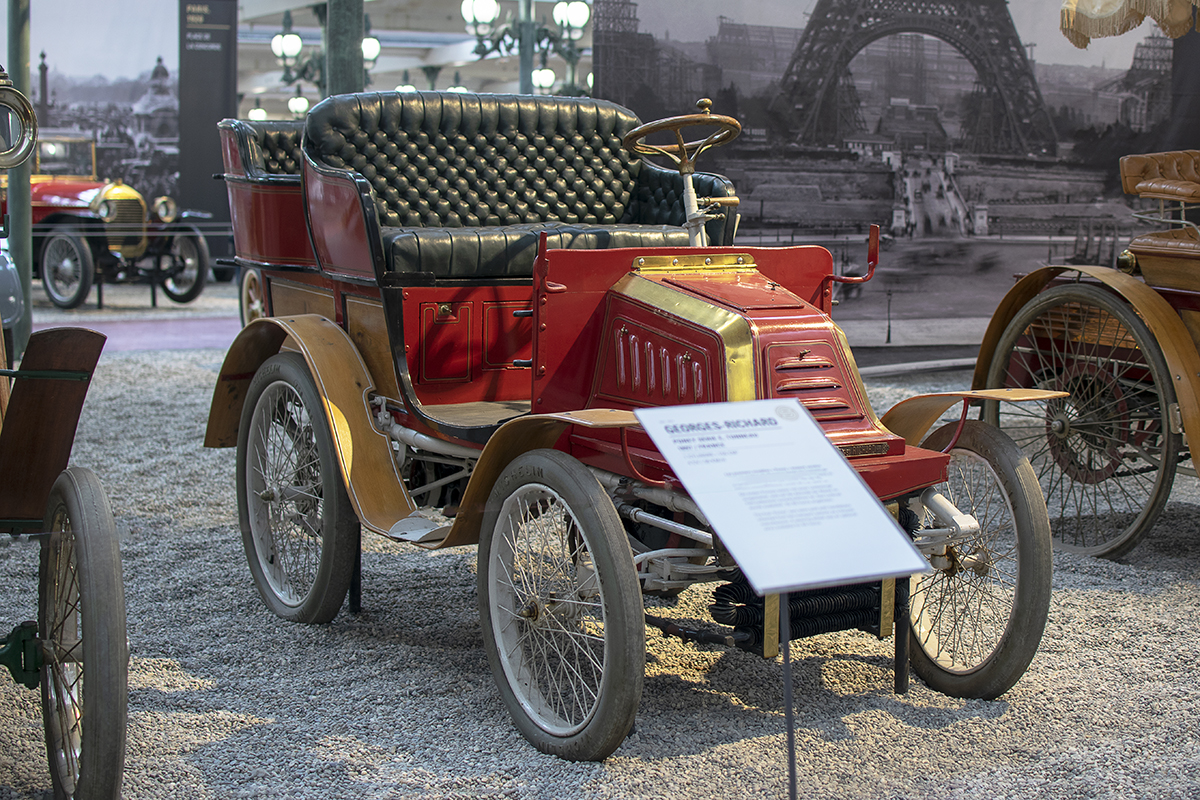 Georges Richard série E Poney 1897 - Cité de l'automobile, Collection Schlumpf, Mulhouse, 2020