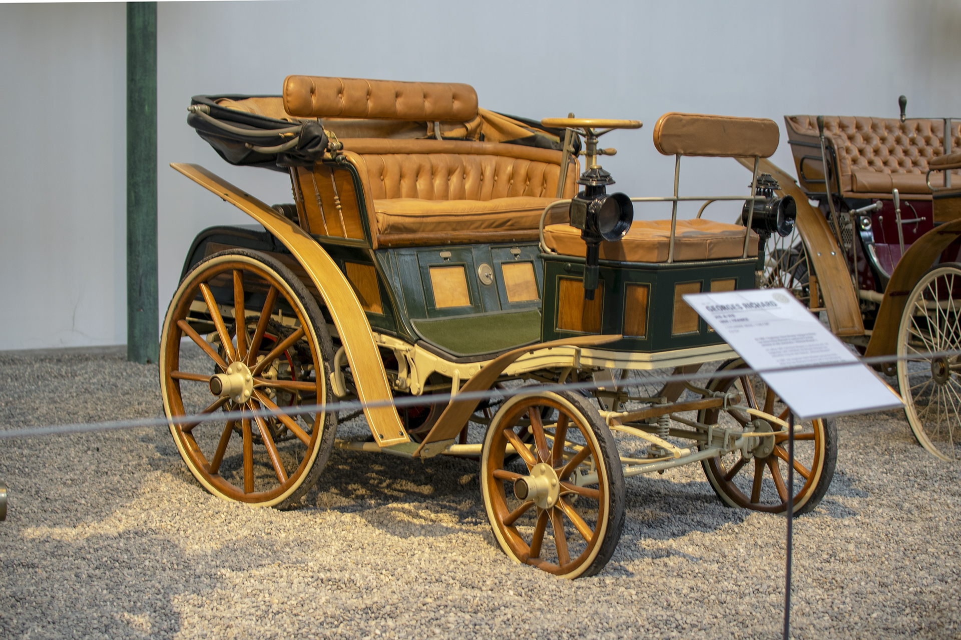 Georges Richard Vis à Vis 1894 - Cité de l'automobile, Collection Schlumpf, Mulhouse, 2020