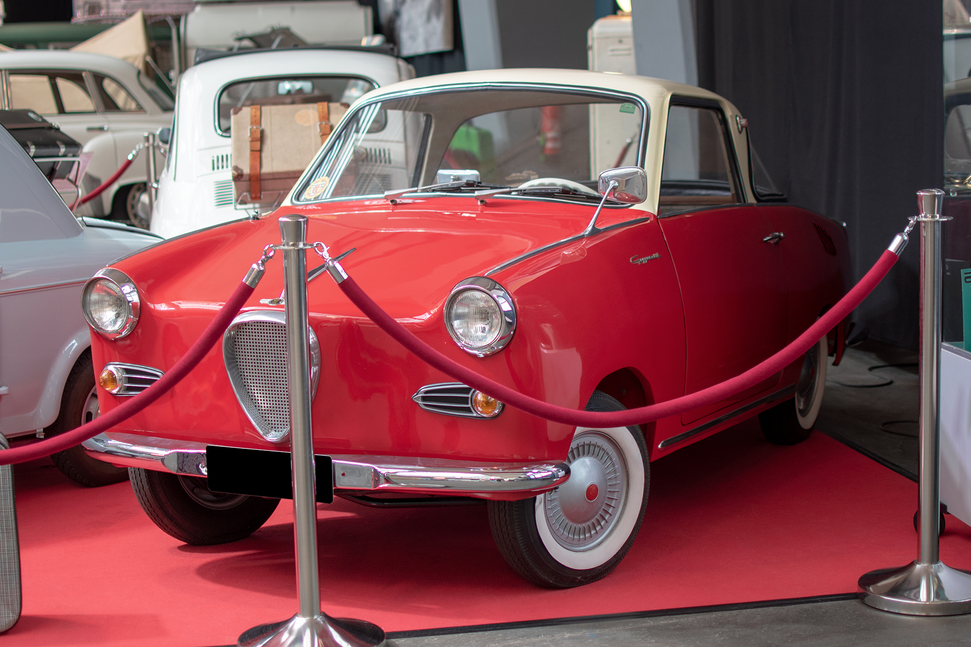 Glas  Goggomobil TS coupé - Conservatoire National de Véhicules Historiques, Diekirch, exposition Départ en Vacances, 2022-2023