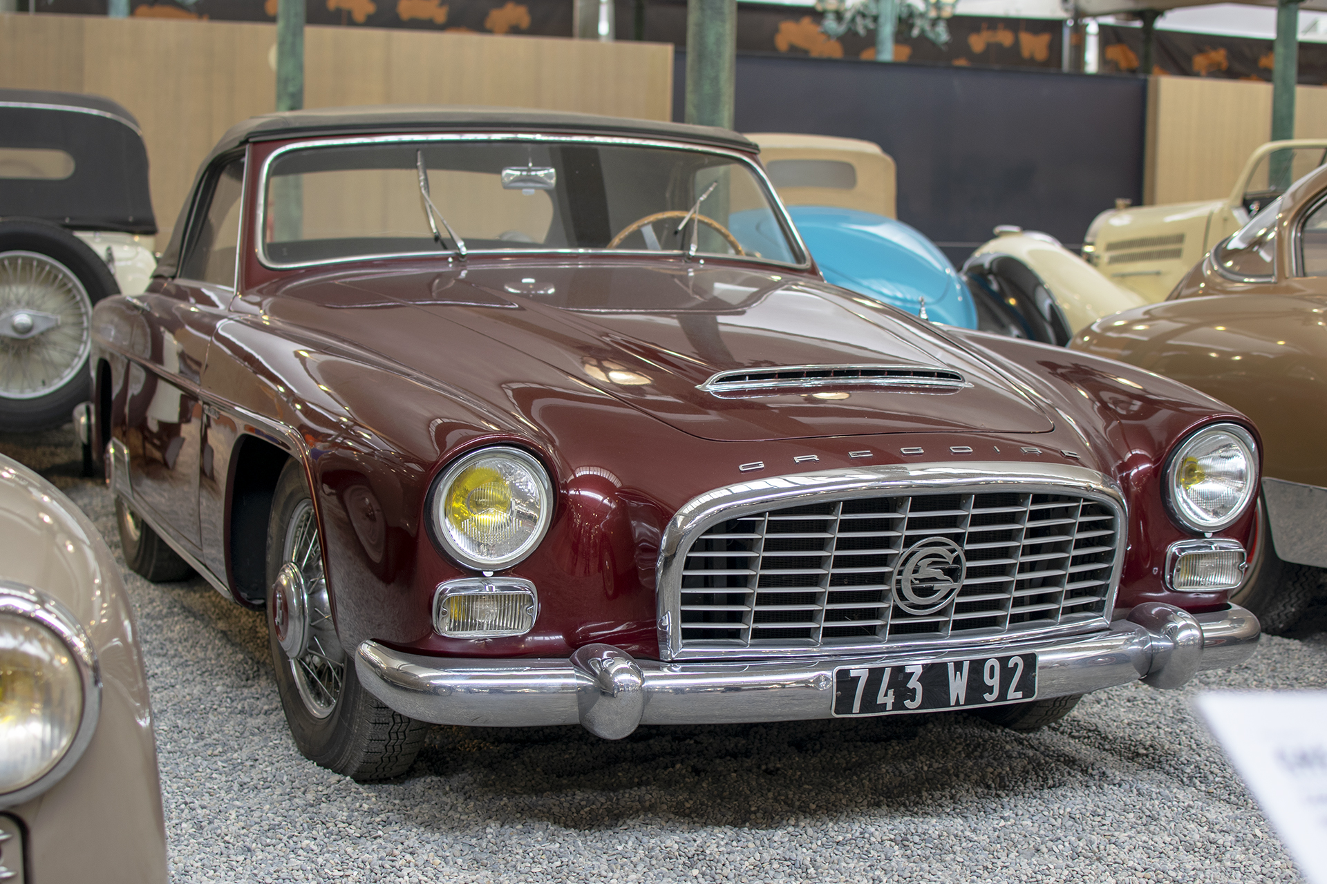 Grégoire Sport Convertible 1955 - Cité de l'automobile, Collection Schlumpf, Mulhouse, 2020