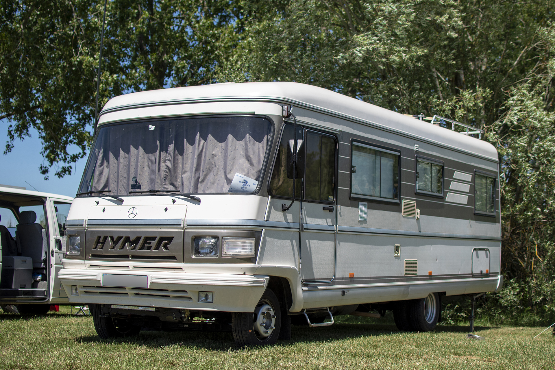Hymer S555 - Rétro Meus'Auto ,2026, Heudicourt, Lac de la Madine