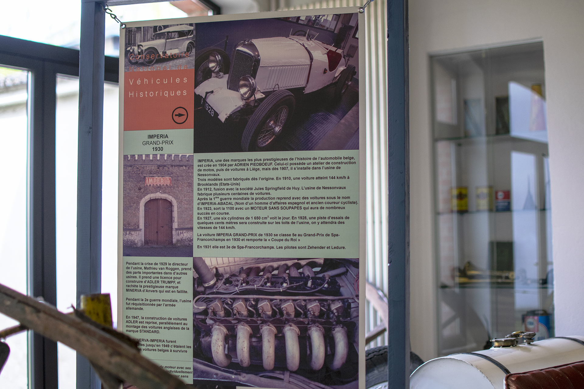 Imperia Grand Prix 1930 infos - Conservatoire National de Véhicules Historiques, Diekirch Imperia Grand Prix 1930 infos - Conservatoire National de Véhicules Historiques, Diekirch
