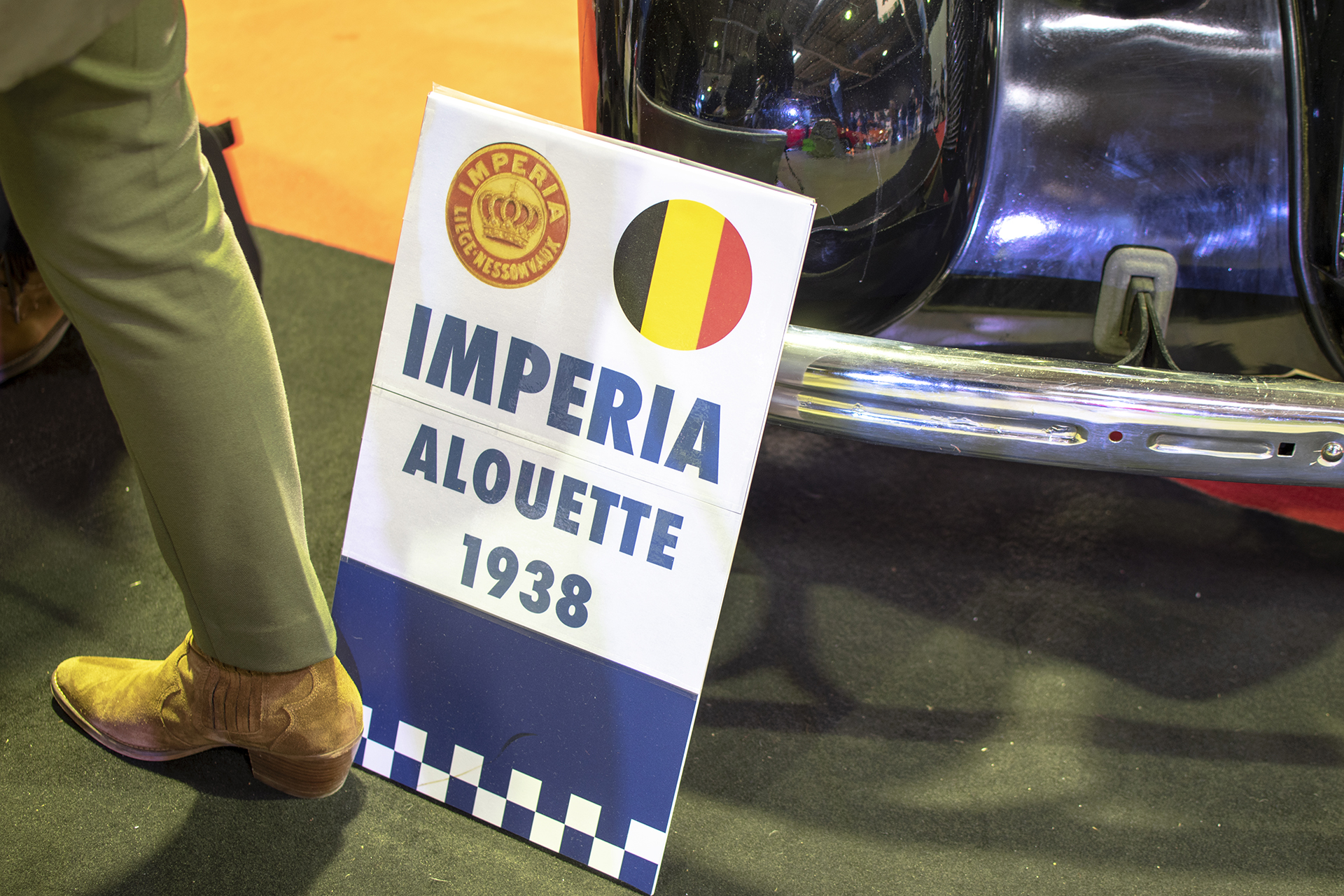 Impéria TA-7 Alouette 1938 details - Auto Jumble 2024, Luxembourg, all thing classic