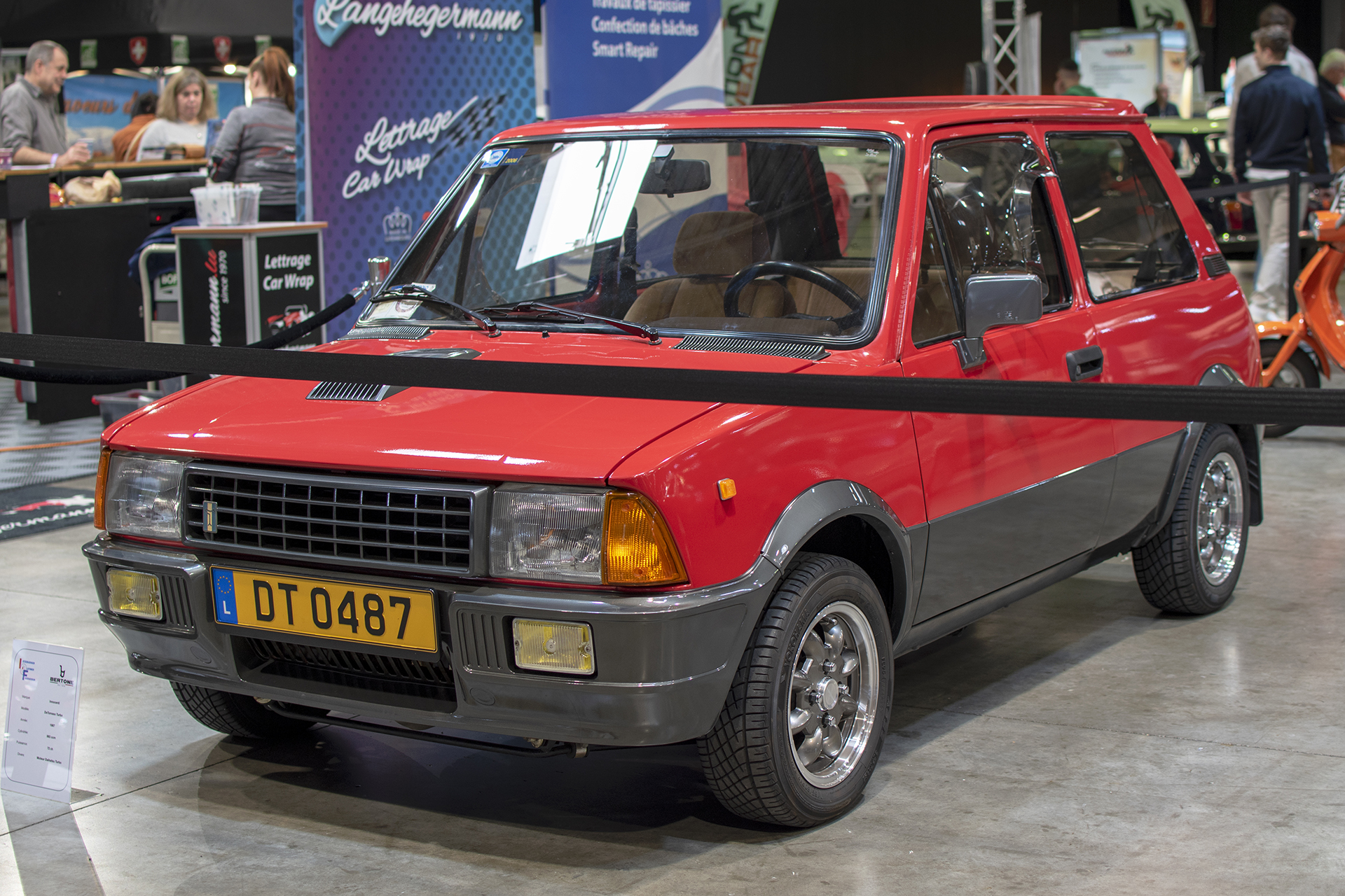 Innocenti Mini Bertone II Turbo De Tomaso 1987 - Auto Jumble ,2025, Luxembourg, all thing classic