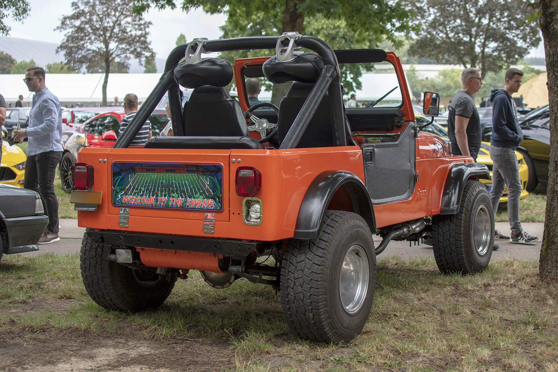 Jeep CJ back - DreamCars Festival 2023 - Schwebsange - Port