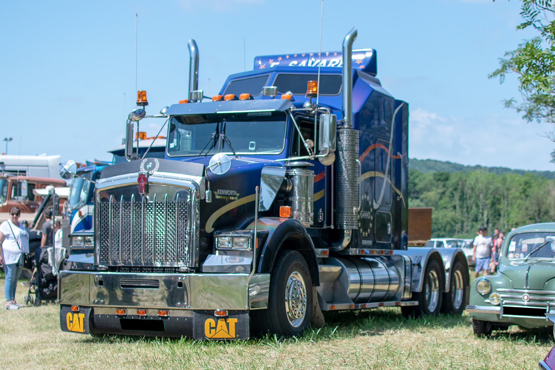 Kenworth W900 - Retro Meus'Auto 2022, Heudicourt, Lac de la Madine