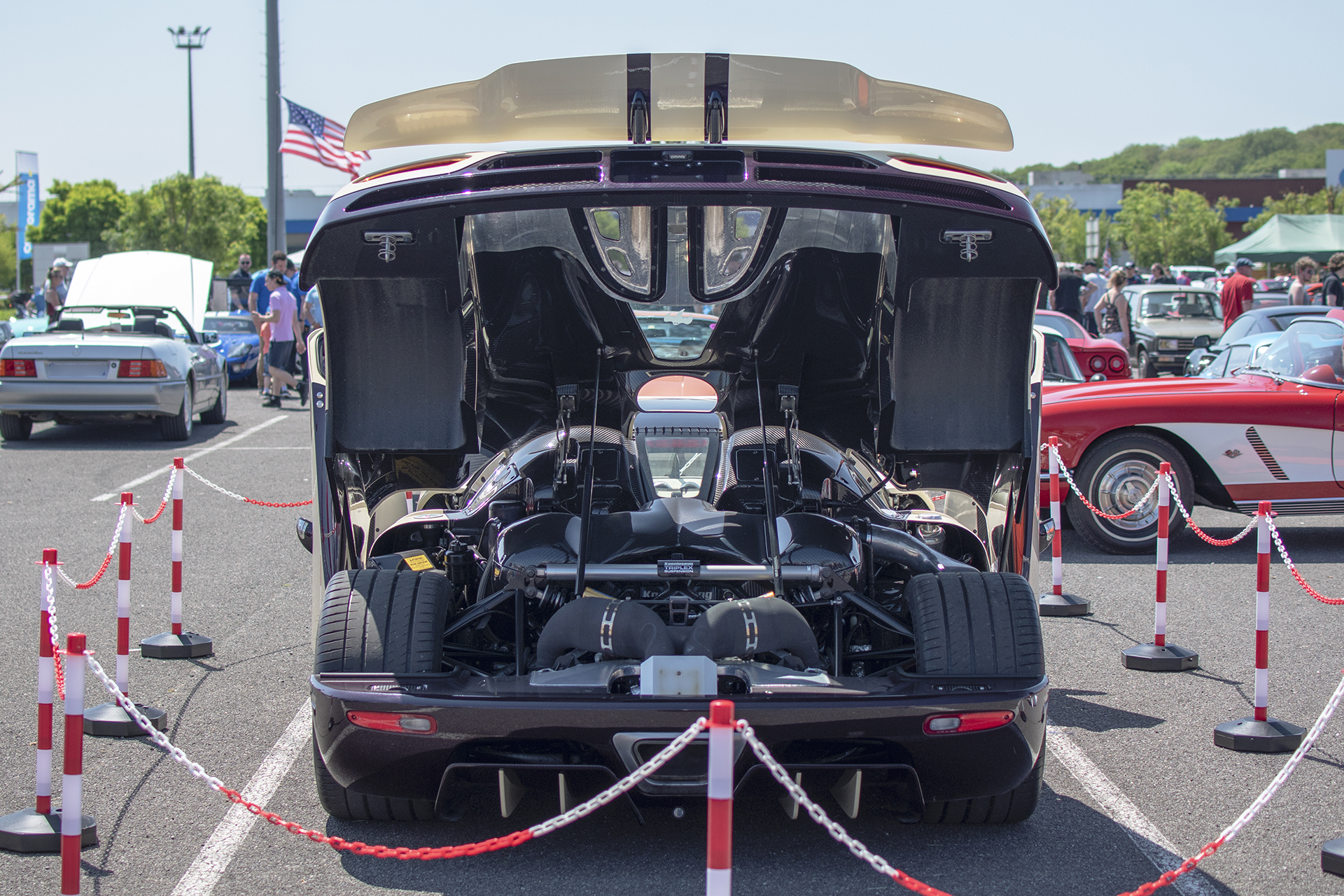 Koenigsegg Agera R engine - Autos Mythiques 57, Thionville, 2023