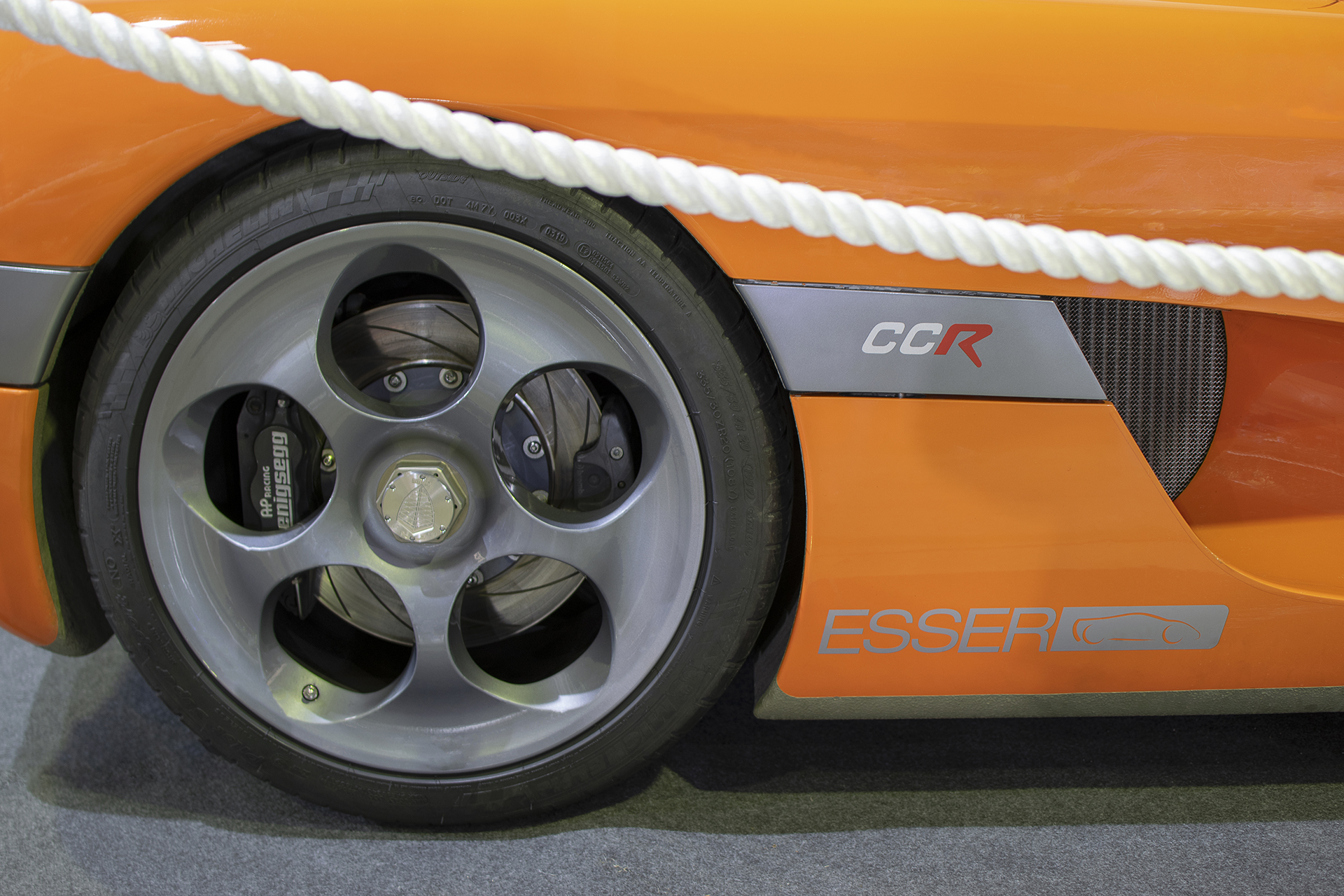 Koenigsegg CCR wheel - International Motor Show Luxembourg  2021