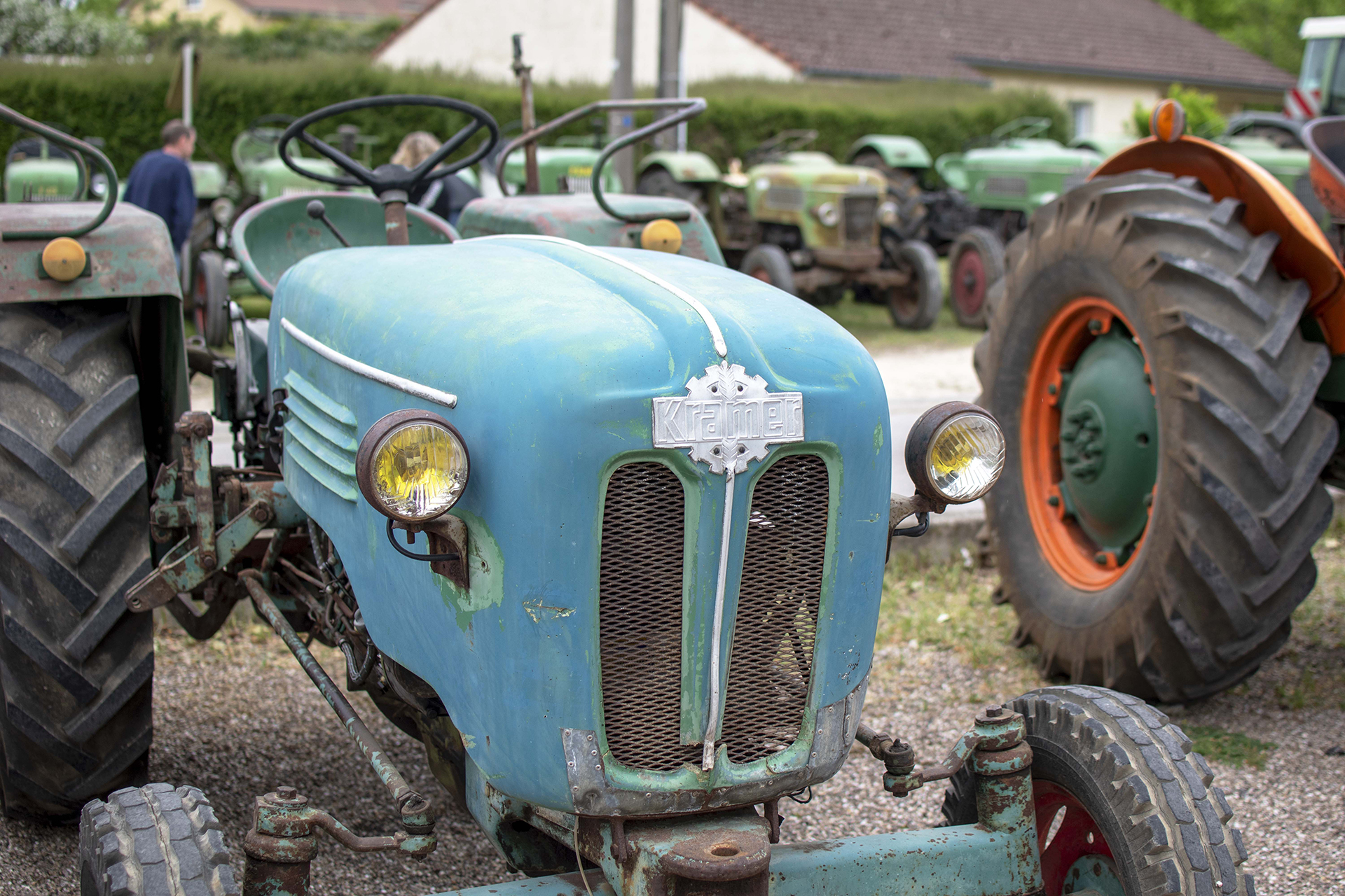 Kramer Export KLD 330 logo - Expostion de tracteurs et matériel agricoles ancien ,  Vigneulles-les-Hattonchatel,2026