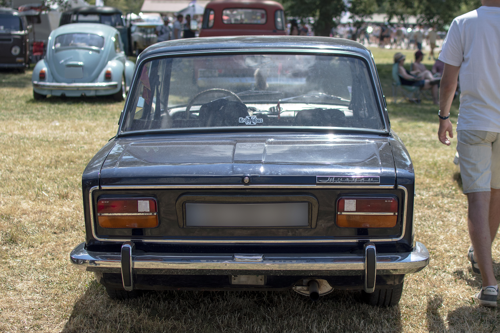 Lada 2103 arrière -  Rétro Meus'Auto ,2023, Heudicourt, Lac de la Madine