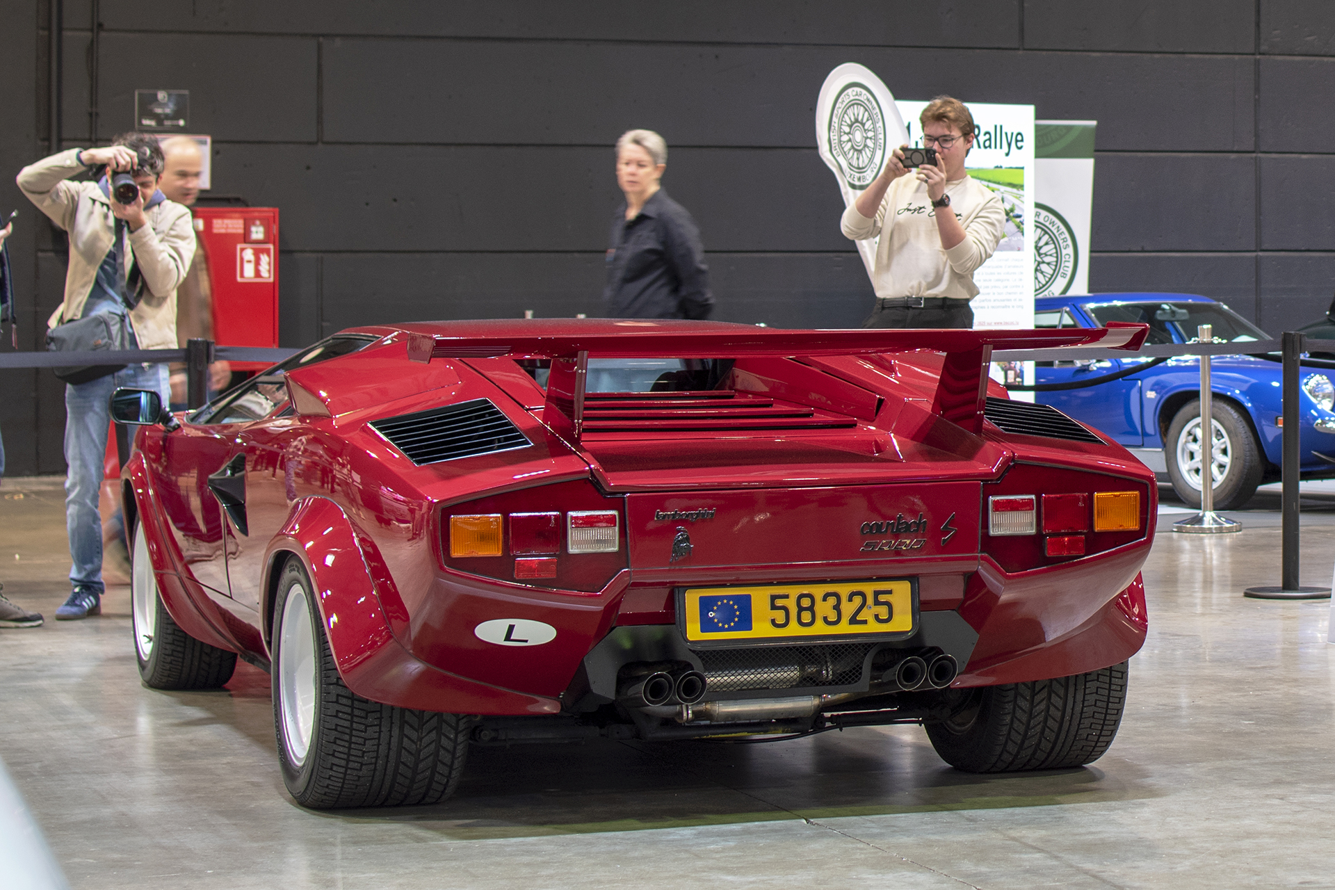 Lamborghini Countach LP 500 S arrière - Auto Jumble ,2025, Luxembourg, all thing classic