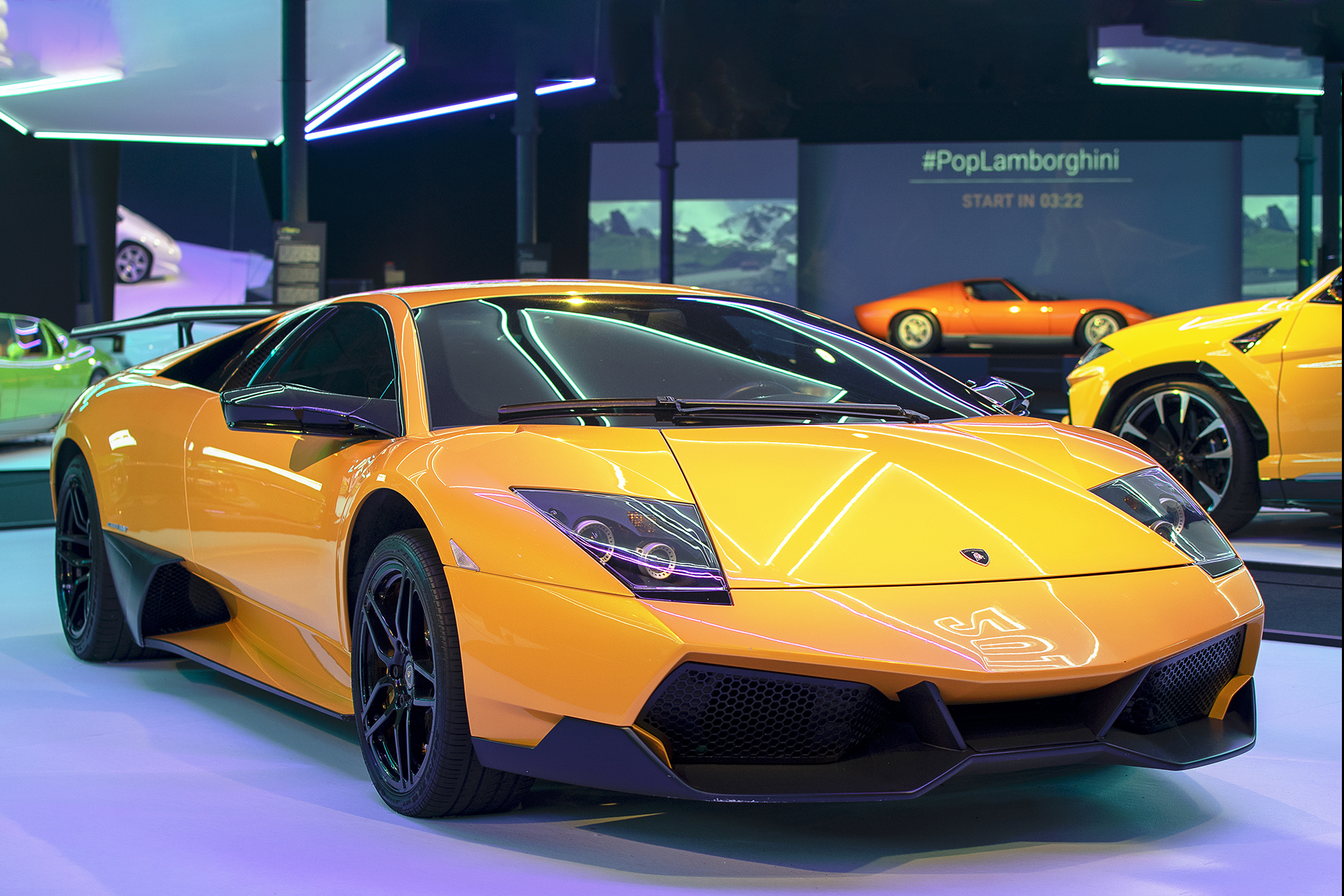 Lamborghini  Murciélago LP 670-4 SV - Cité de l'automobile, Collection Pop Lamborghini, 2020