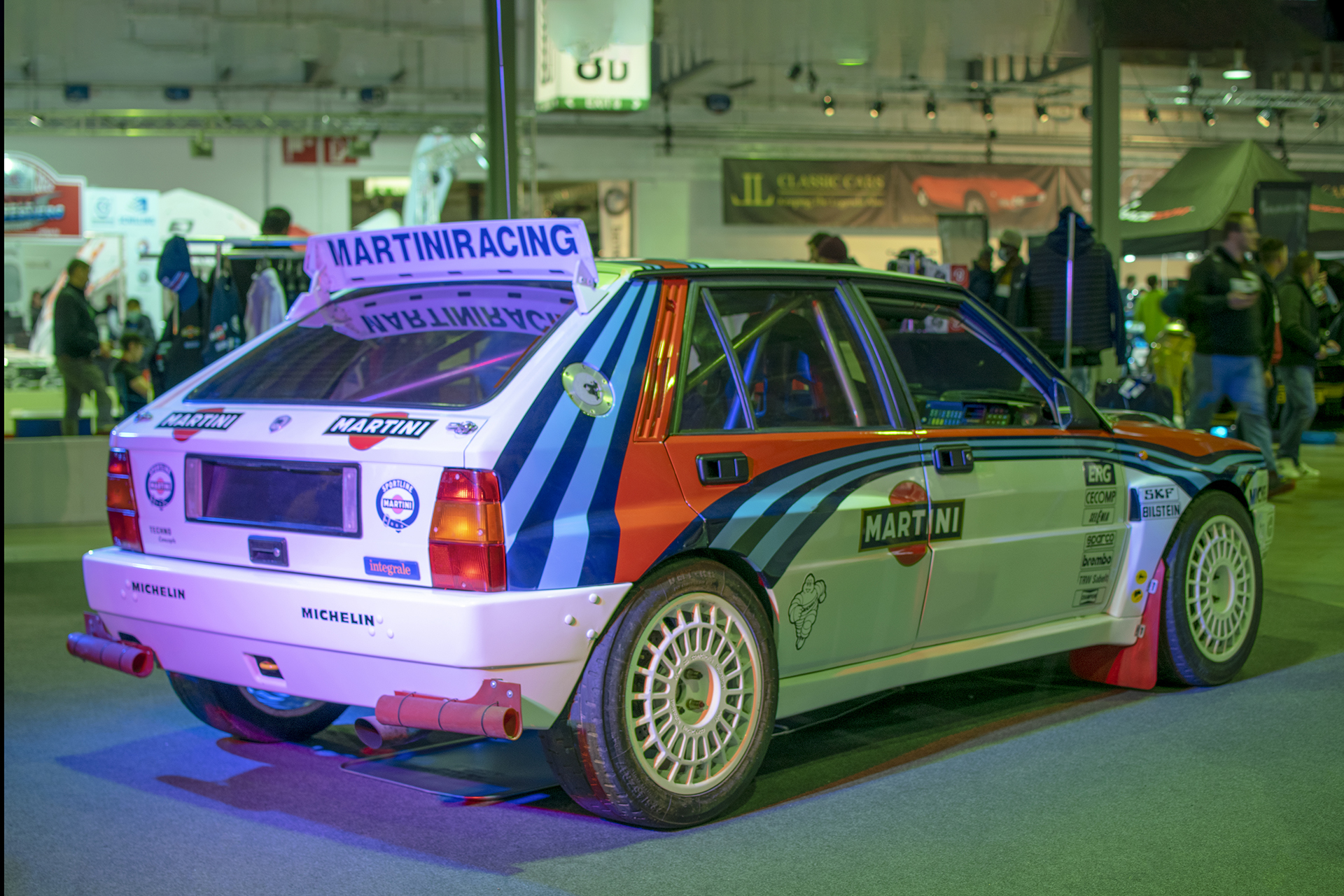 Lancia Delta I HF Integrale  Evo 2 1992 de compétition Groupe  A  arrière - International Motor Show ,Luxembourg  ,2021