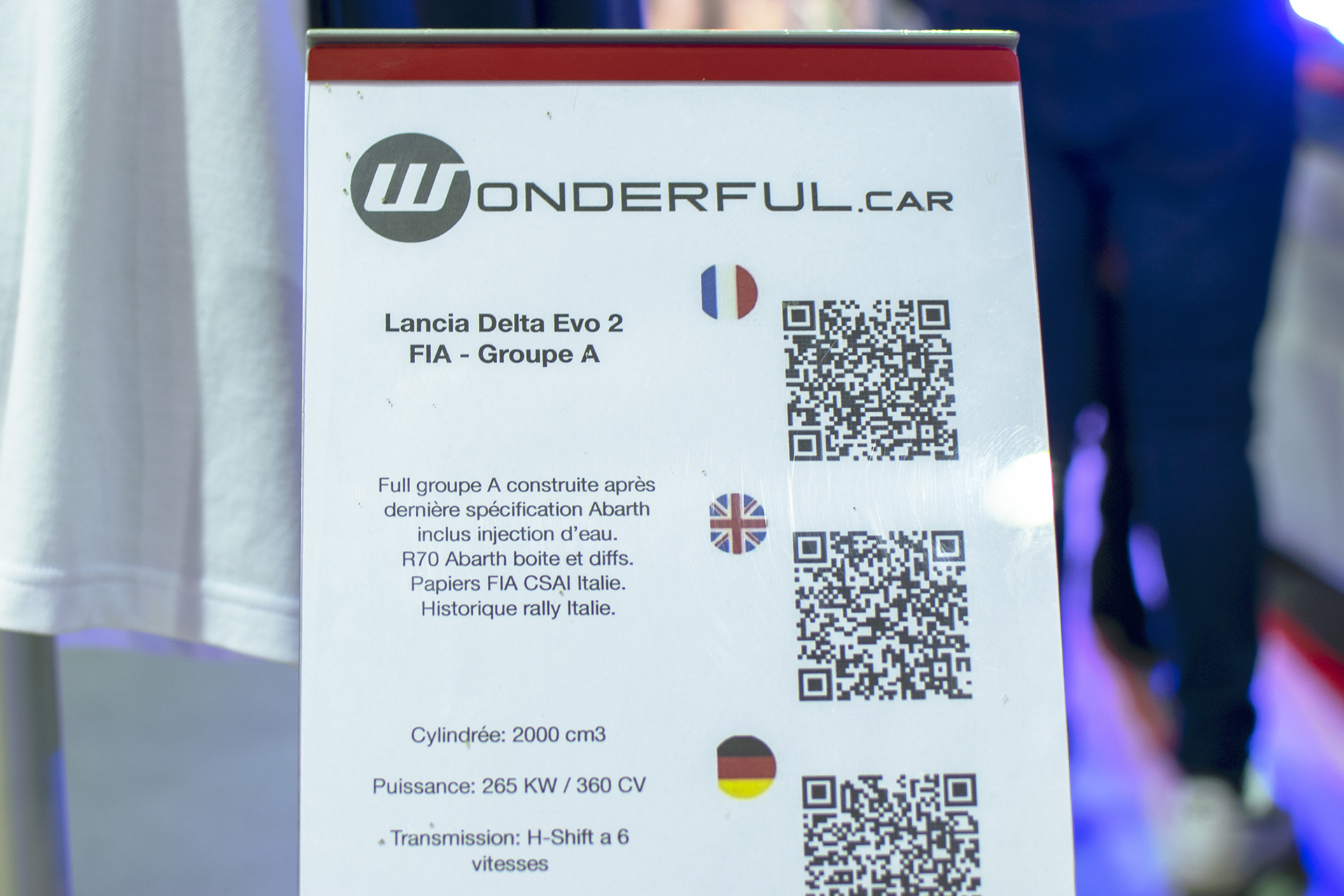 Lancia Delta I HF Integrale  Evo 2 1992 de compétition Groupe  A infos  - International Motor Show ,Luxembourg  ,2021