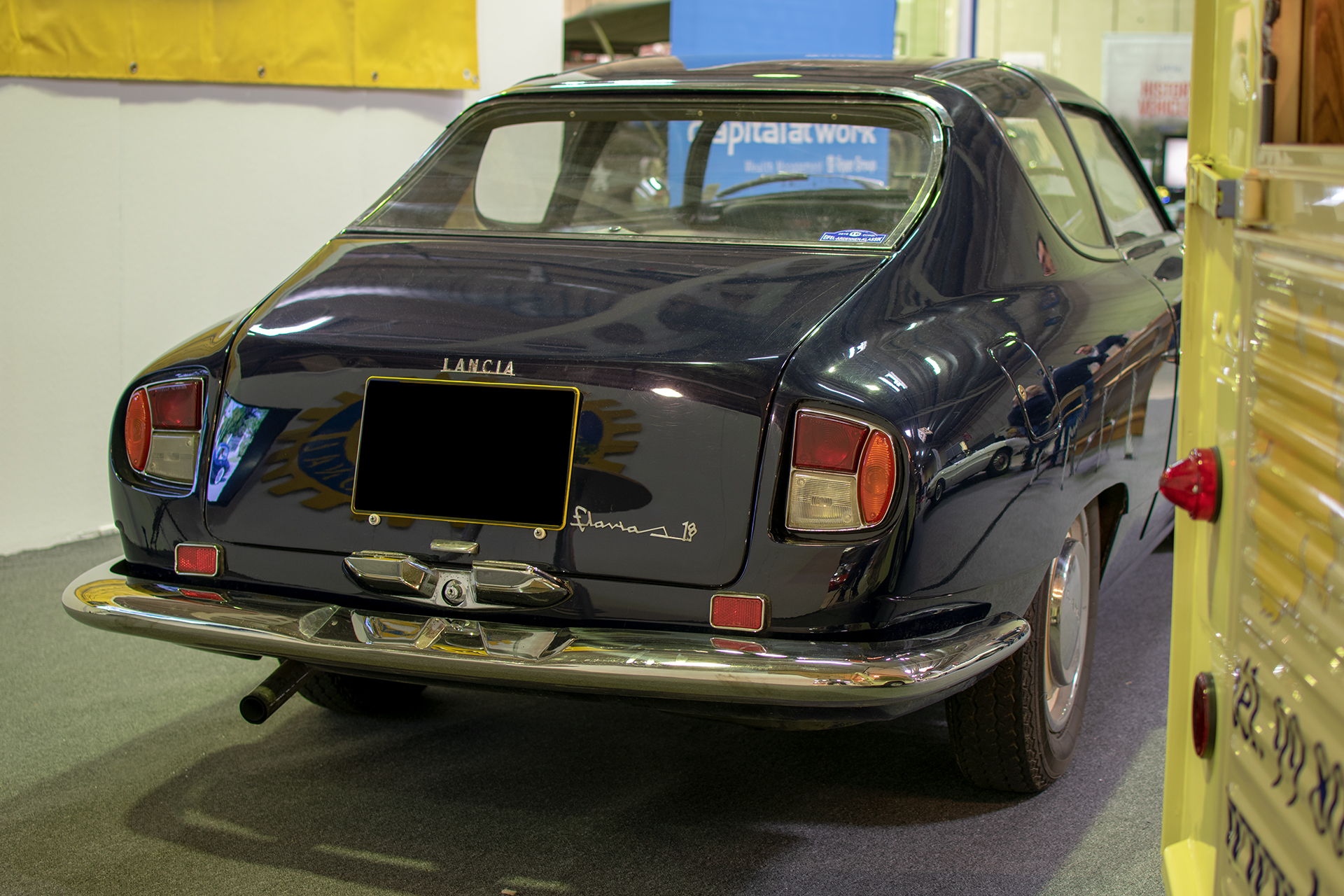 Lancia Flavia Sport arrière - LOF, Autotojumble, Luxembourg, 2020