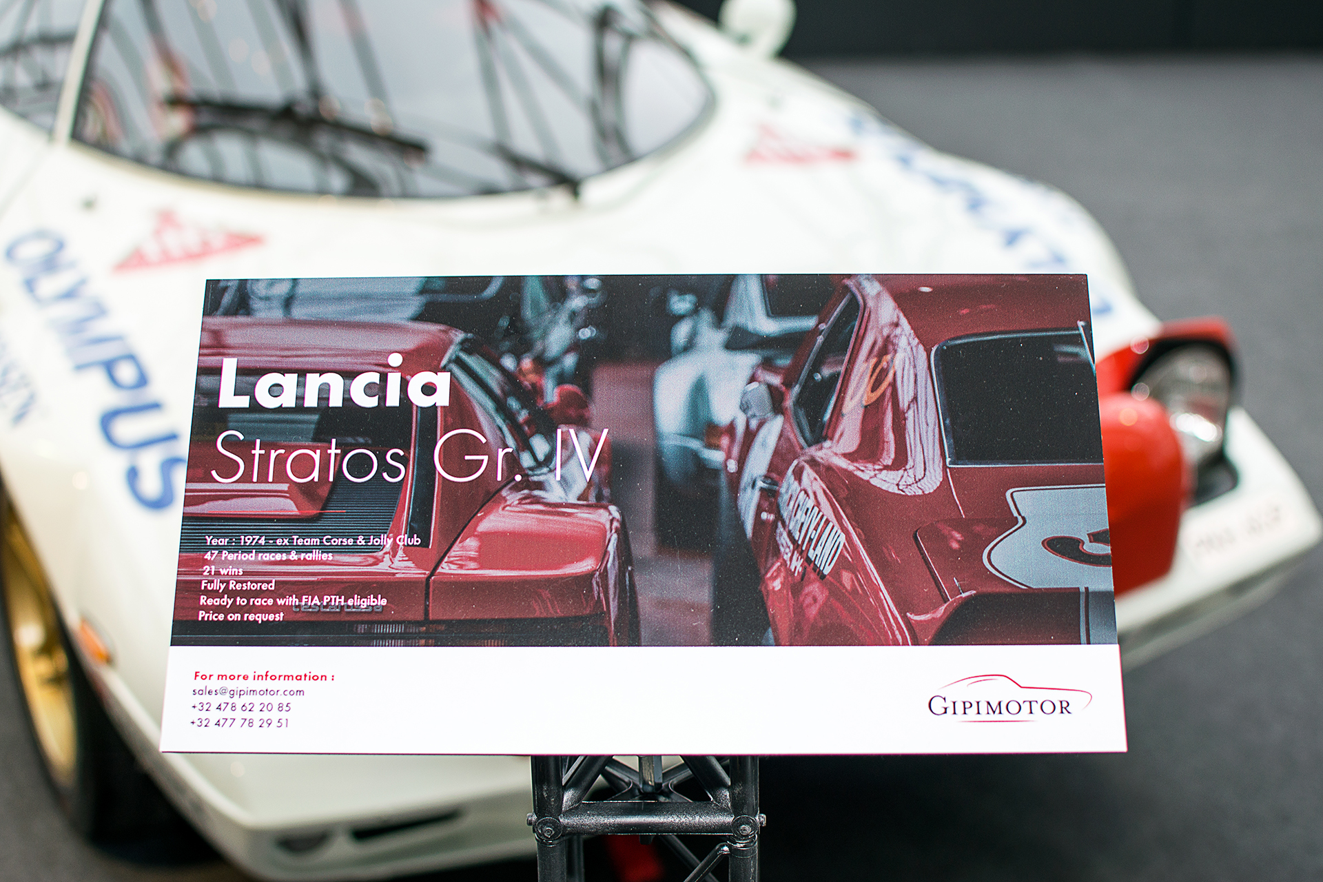 Lancia Stratos Gr IV 1974 de compétition infos - International Motor Show  ,Luxembourg ,2018