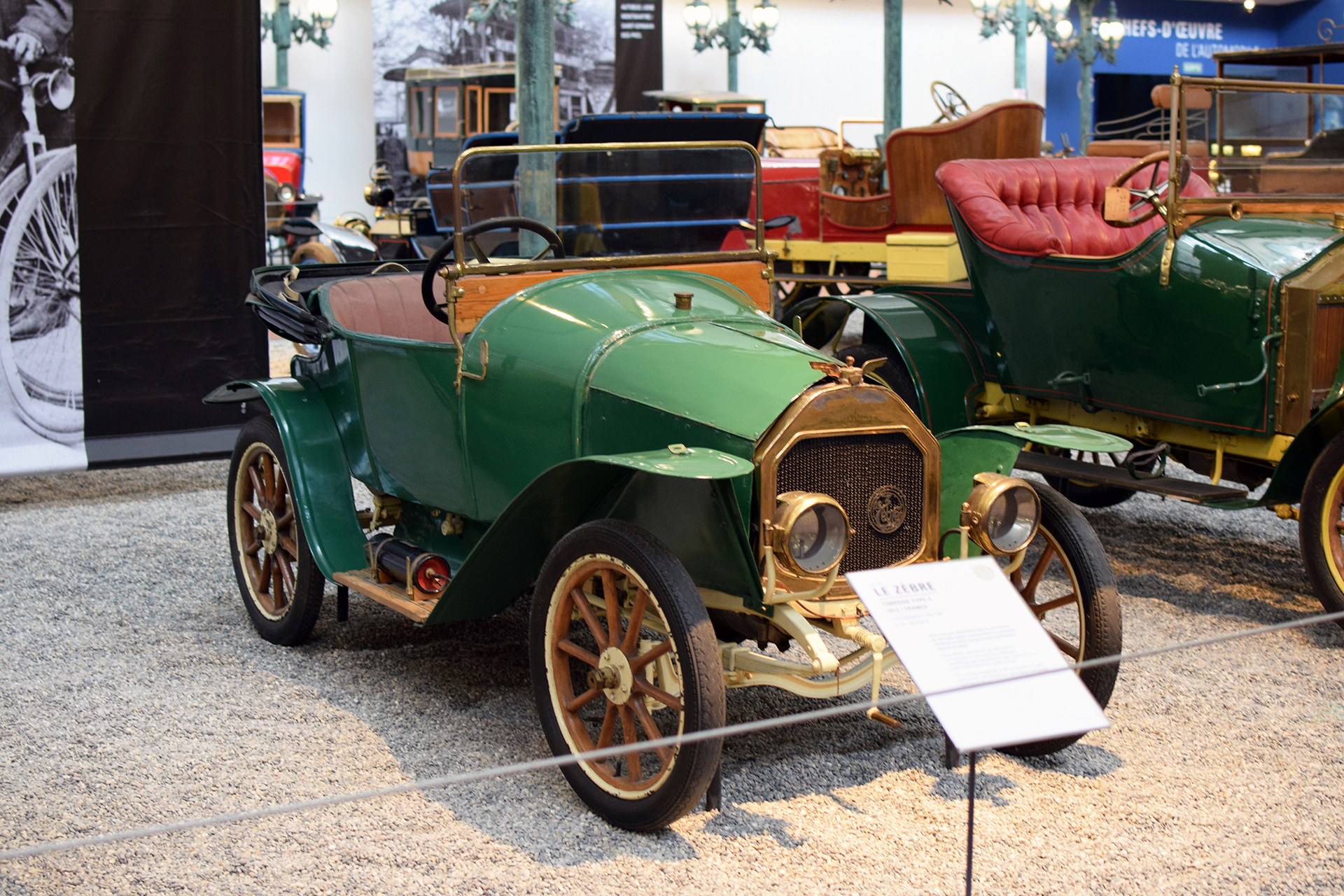 Le Zèbre type C Torpédo 1913 - Cité de l'automobile, Collection Schlumpf, Mulhouse