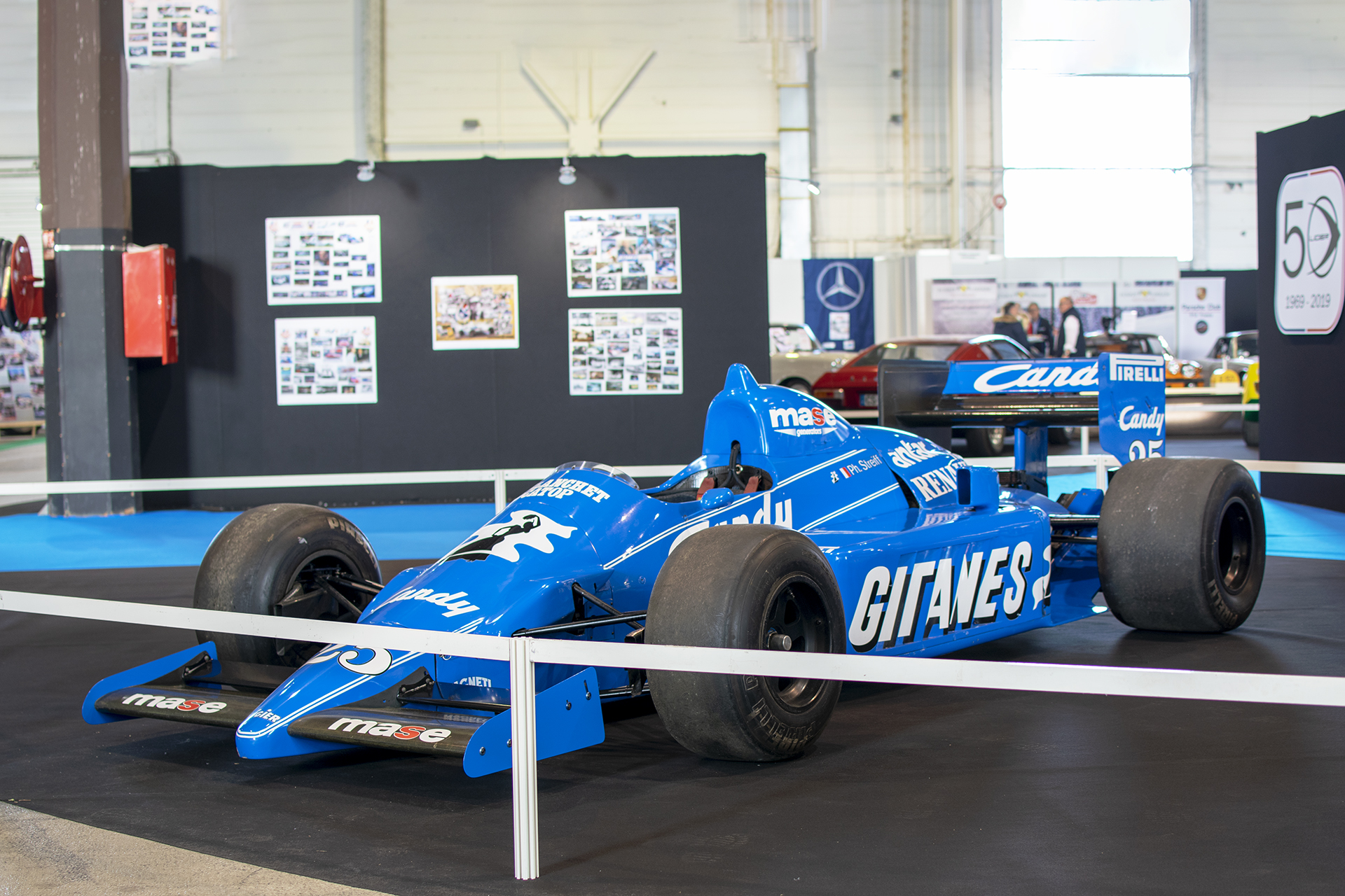 Ligier JS25 Gitanes Candy - Salon ,Auto-Moto Classic, Metz, 2019