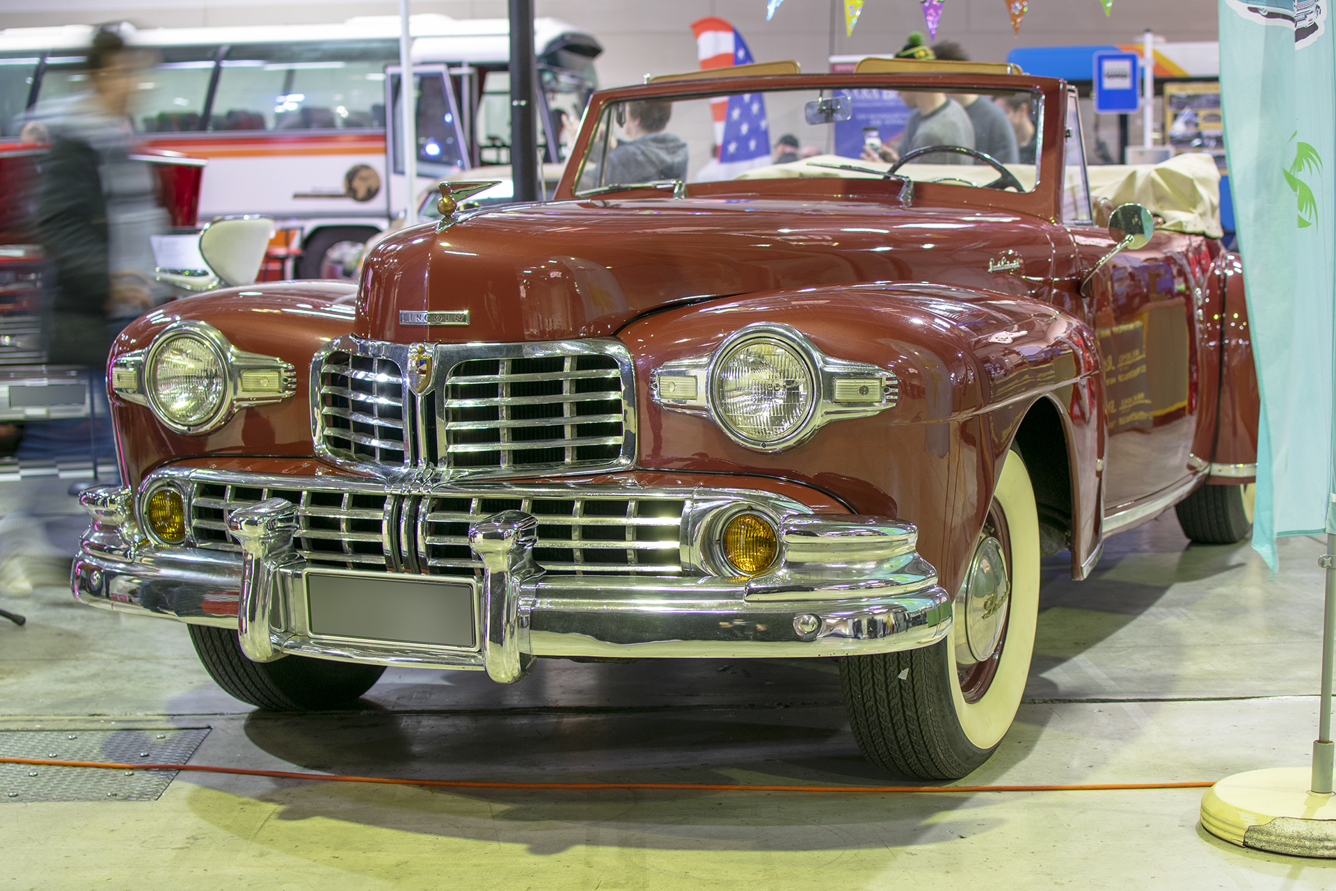 Lincoln Continental I Cabriolet 1947 - LOF, Autotojumble, Luxembourg, 2020
