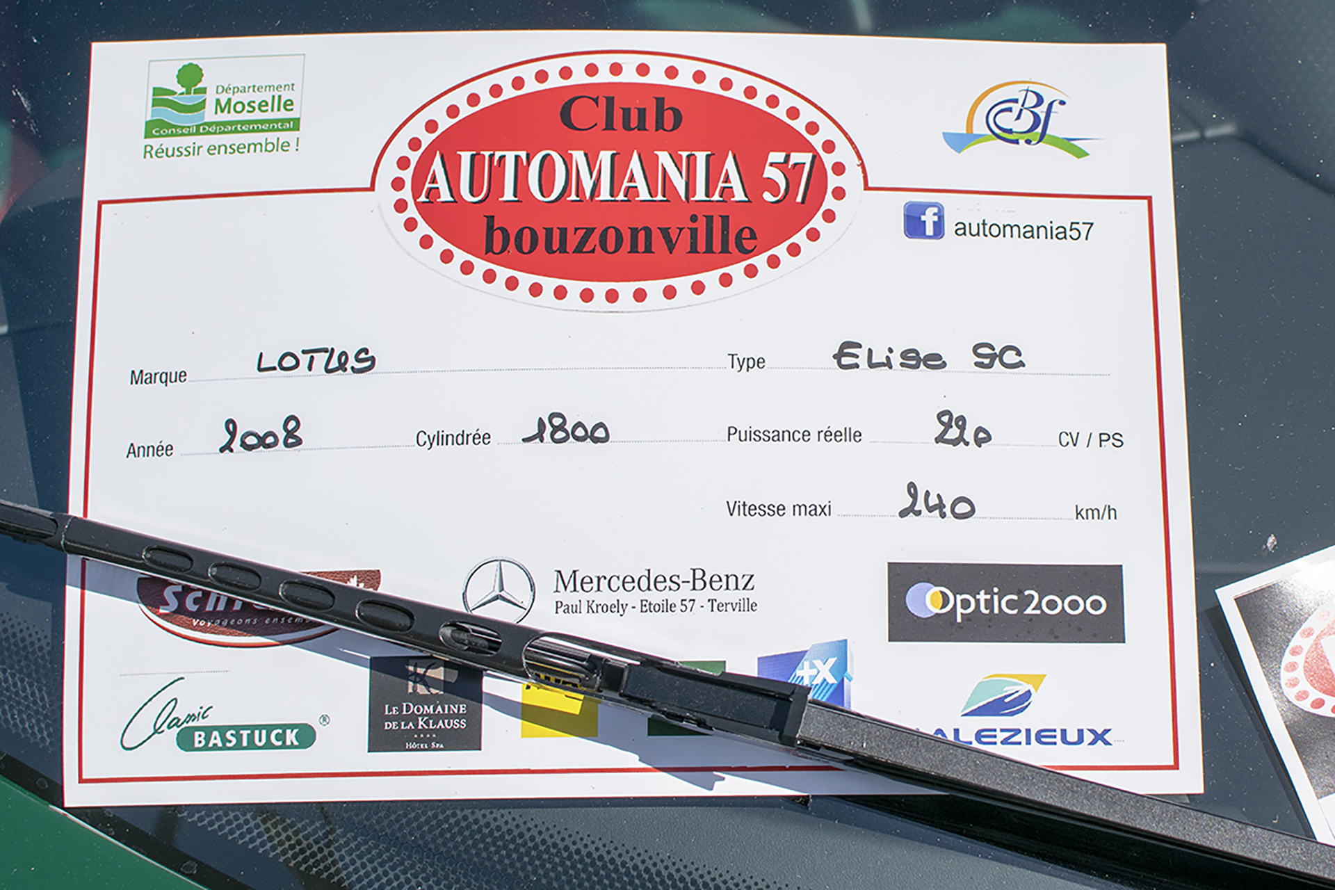 Lotus Elise S2 SC infos - Automania 2019, Edling les Anzeling, Hara du Moulin