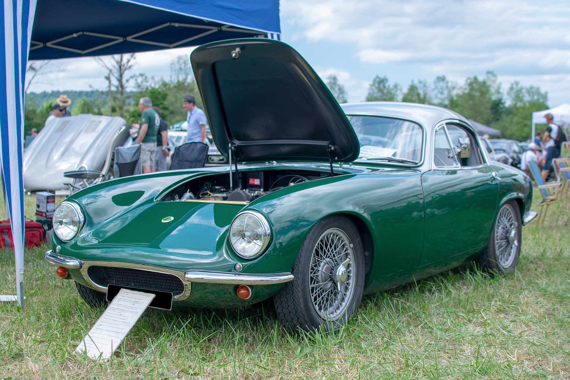 Lotus Elite type 14 1962 - Retro Meus'Auto ,2022, Heudicourt, Lac de la Madine