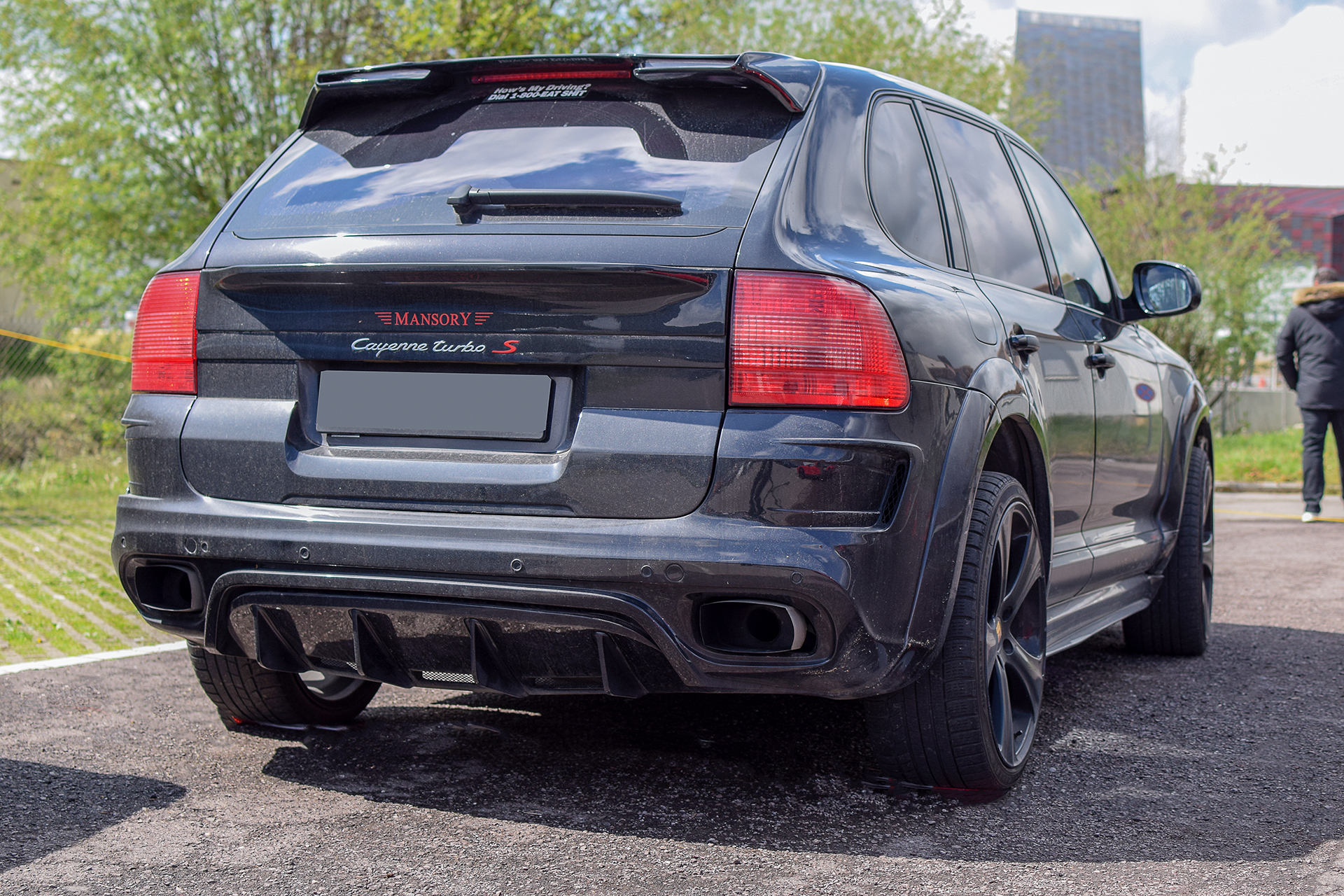 Mansory Porsche Cayenne back - Cars & Coffee Deluxe Luxembourg Mai 2019