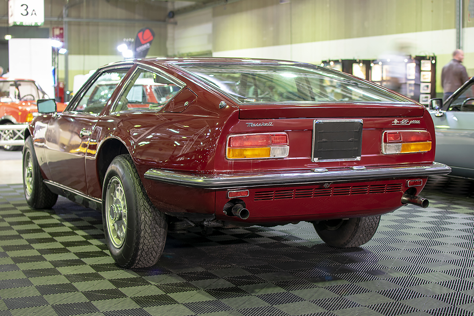 Maserati Indy SS 1975 arrière - LOF, Autotojumble, Luxembourg, 2020 