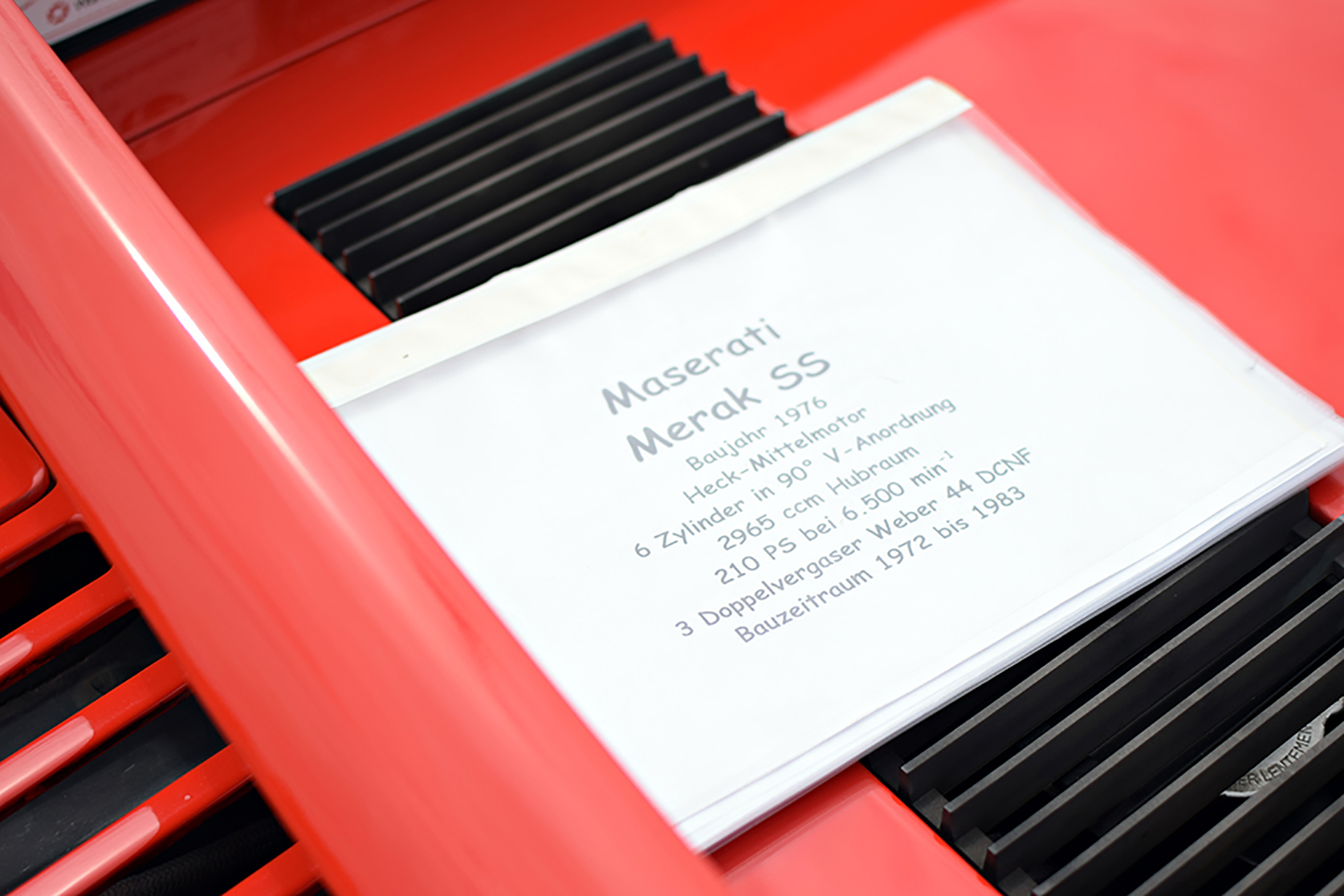 Maserati Merak SS 1976 infos - Automania 2017, Edling les Anzeling, Hara du Moulin