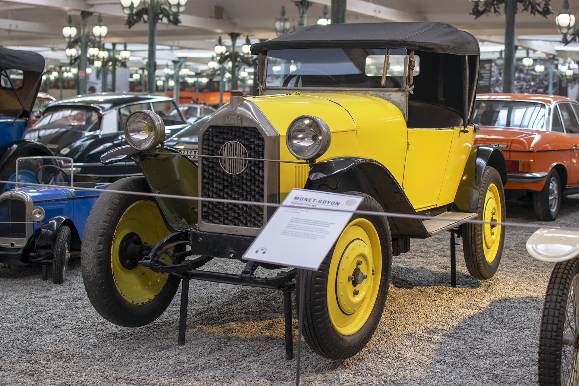 Mathis type P Torpédo 1924 - Cité de l'automobile, Collection Schlumpf, Mulhouse, 2020