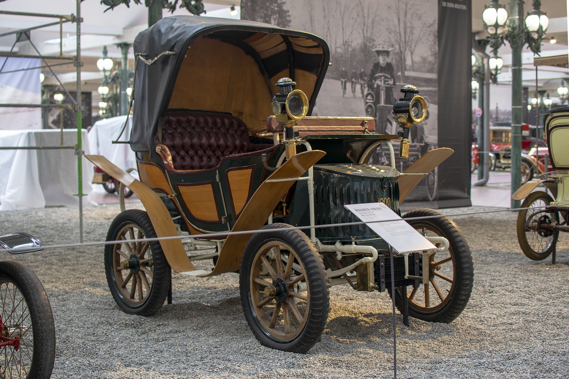 Maurer-Union type 18 Vis à Vis 1900 - Cité de l'automobile, Collection Schlumpf, Mulhouse, 2020
