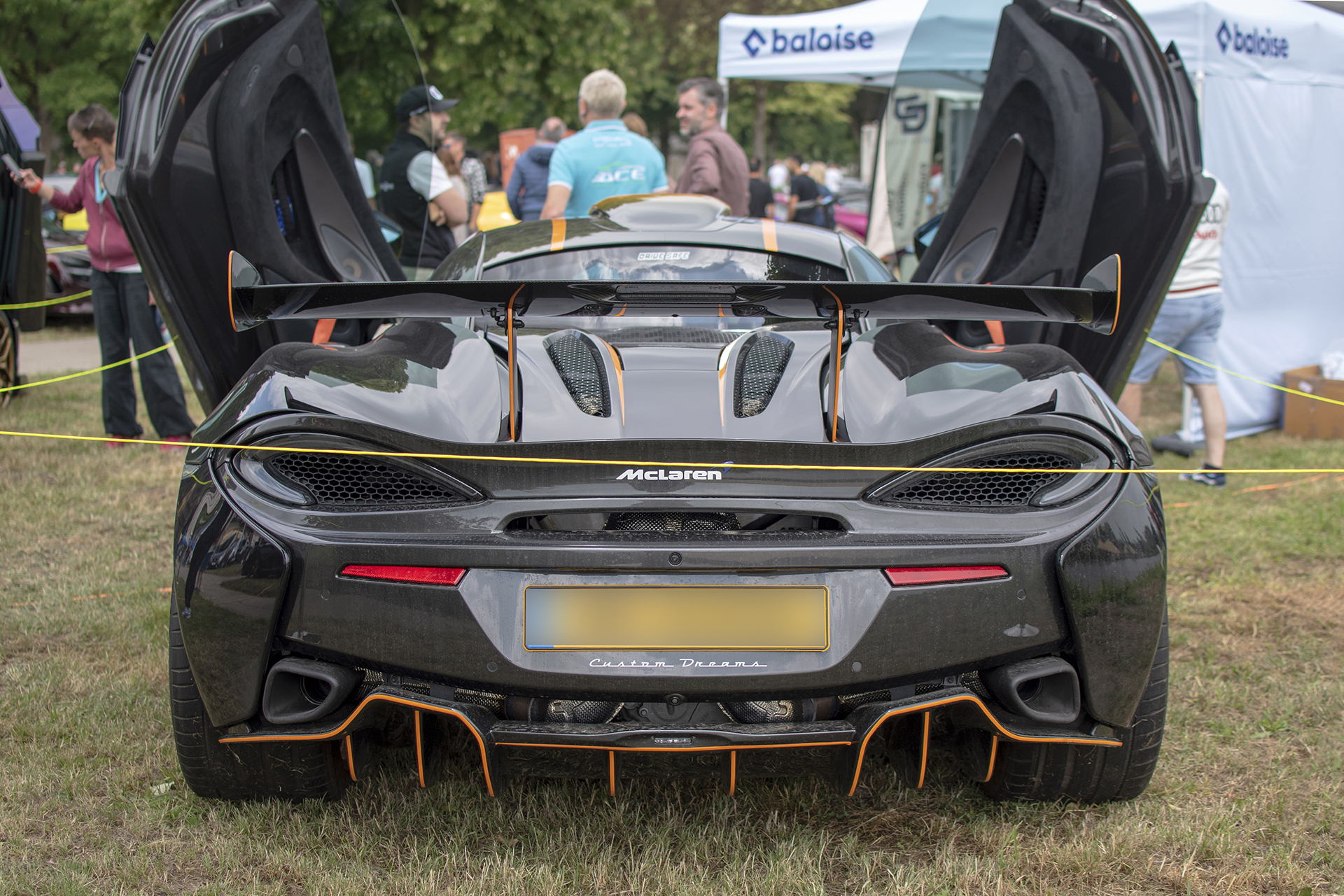 Mc Laren 620R arrière  - DreamCars Festival ,2023 ,Schwebsange ,port
