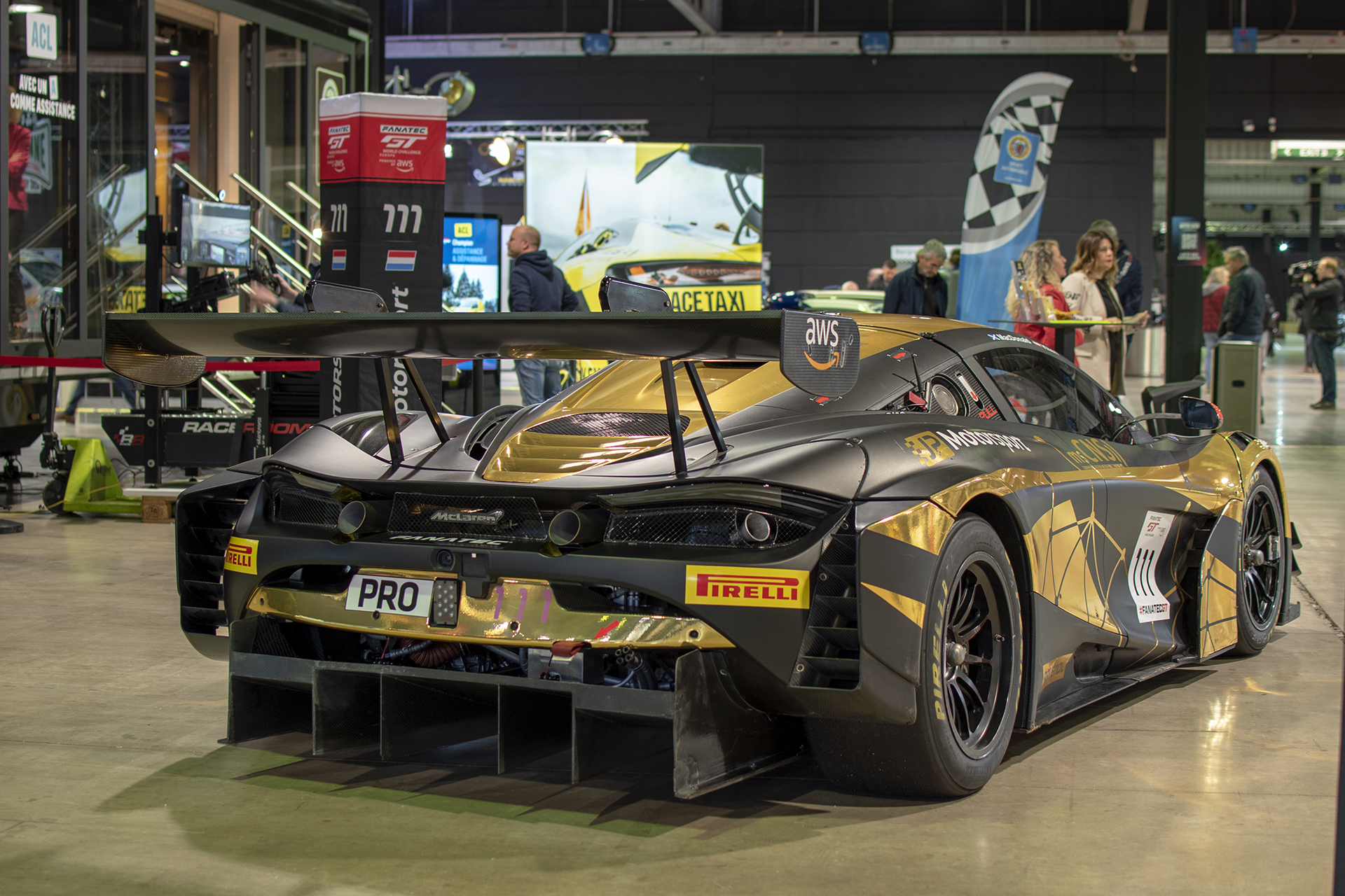 Mc Laren 720S GT3 EVO arrière  - International Motor Show ,2023 ,Luxembourg